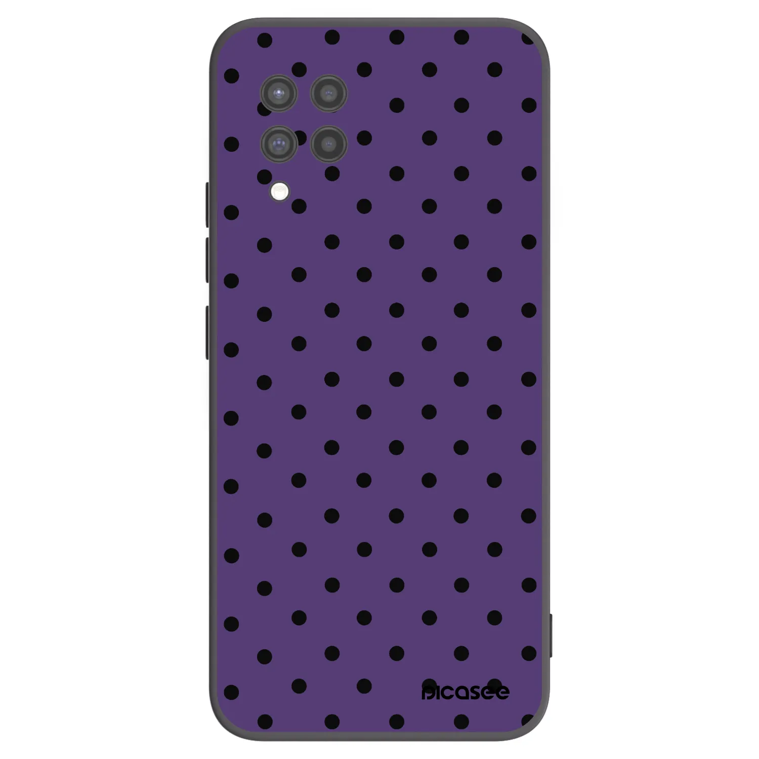 Picasee Samsung Galaxy A42 A426B Hülle - Schwarzes Silikon - Flickers 2