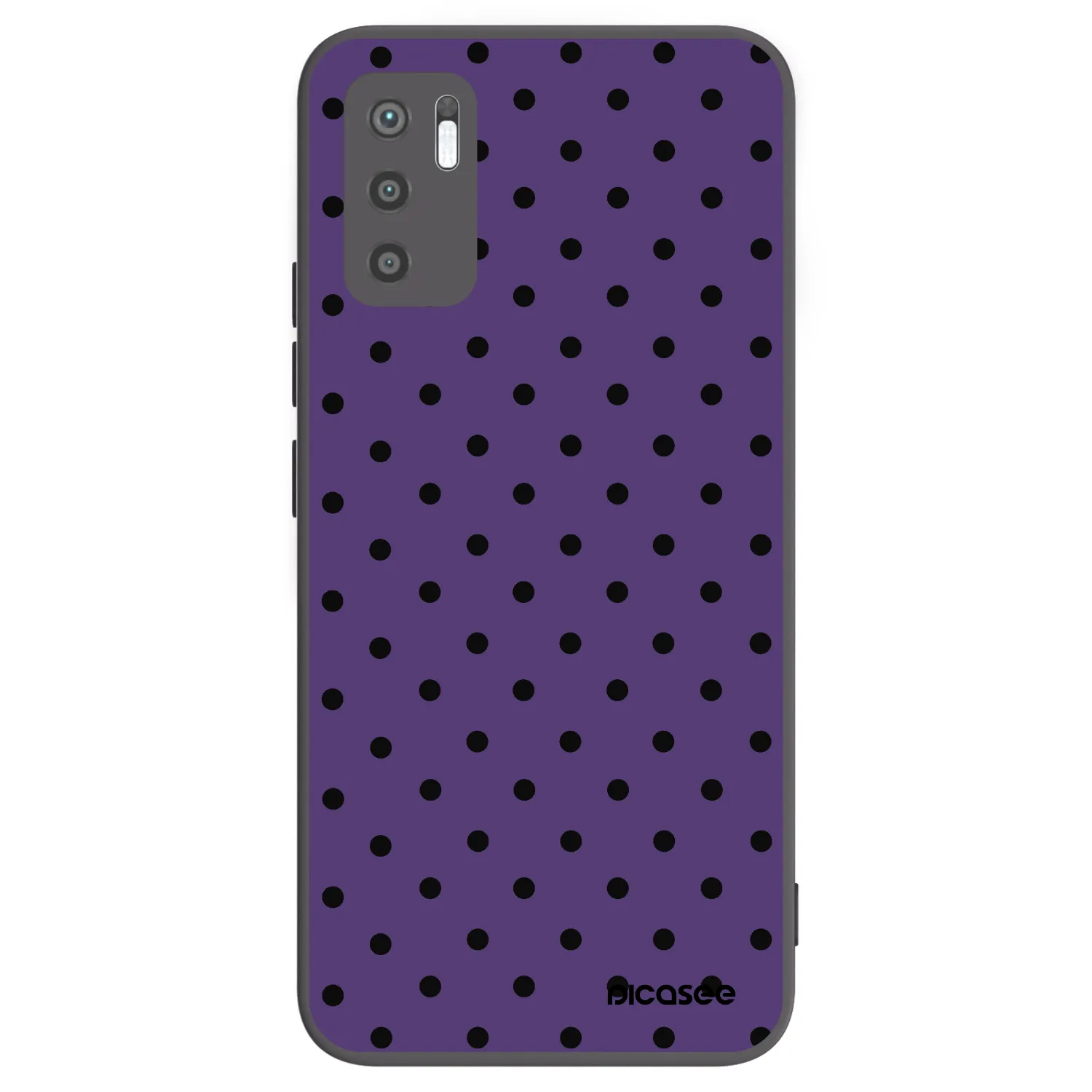 Picasee Xiaomi Redmi Note 10 5G Hülle - Schwarzes Silikon - Flickers 2