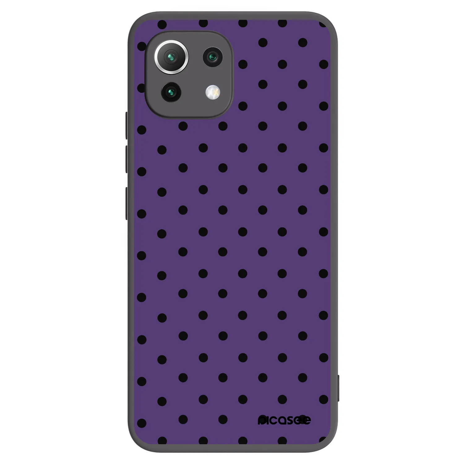 Picasee Xiaomi 11 Lite 5G NE Hülle - Schwarzes Silikon - Flickers 2