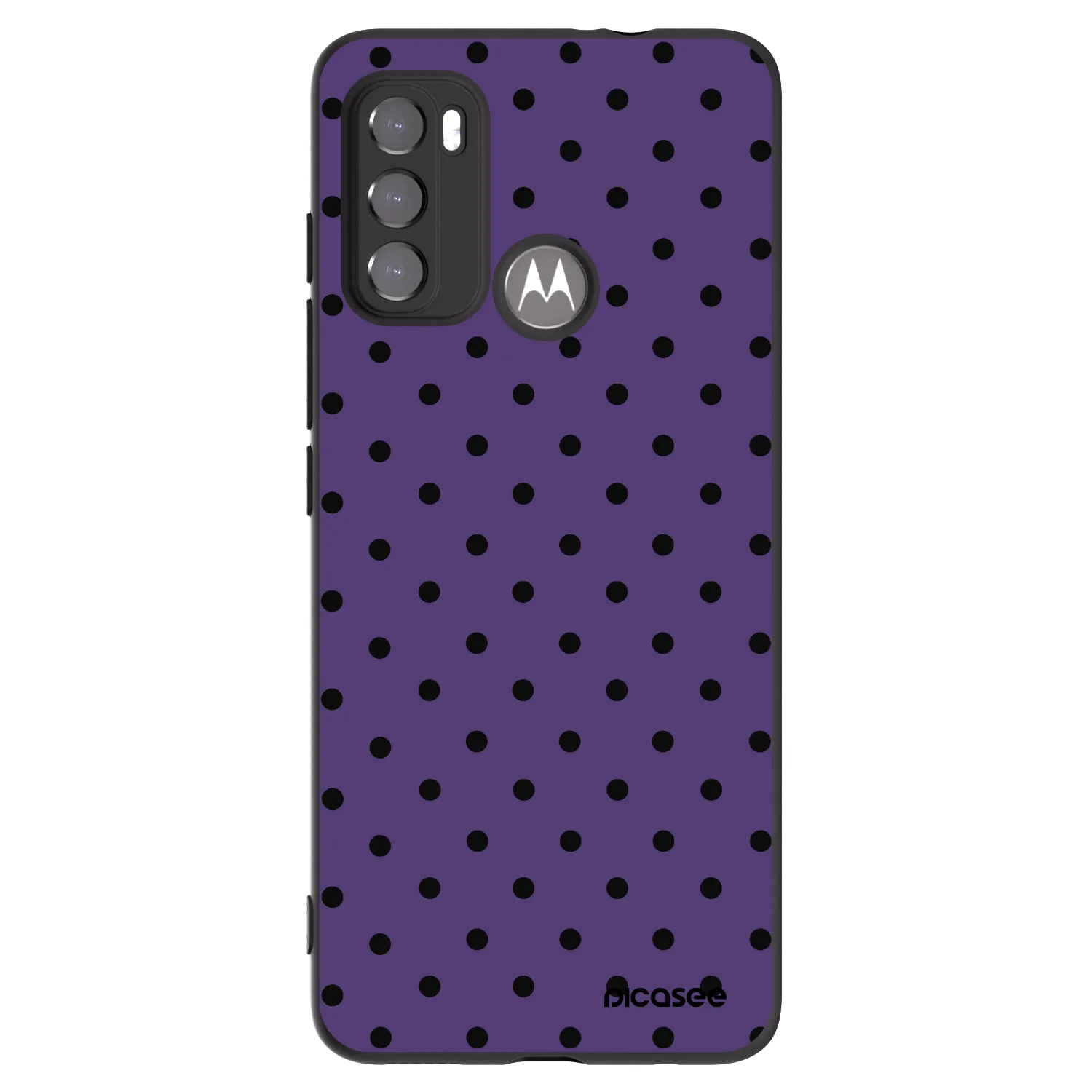 Picasee Motorola Moto G60 Hülle - Schwarzes Silikon - Flickers 2