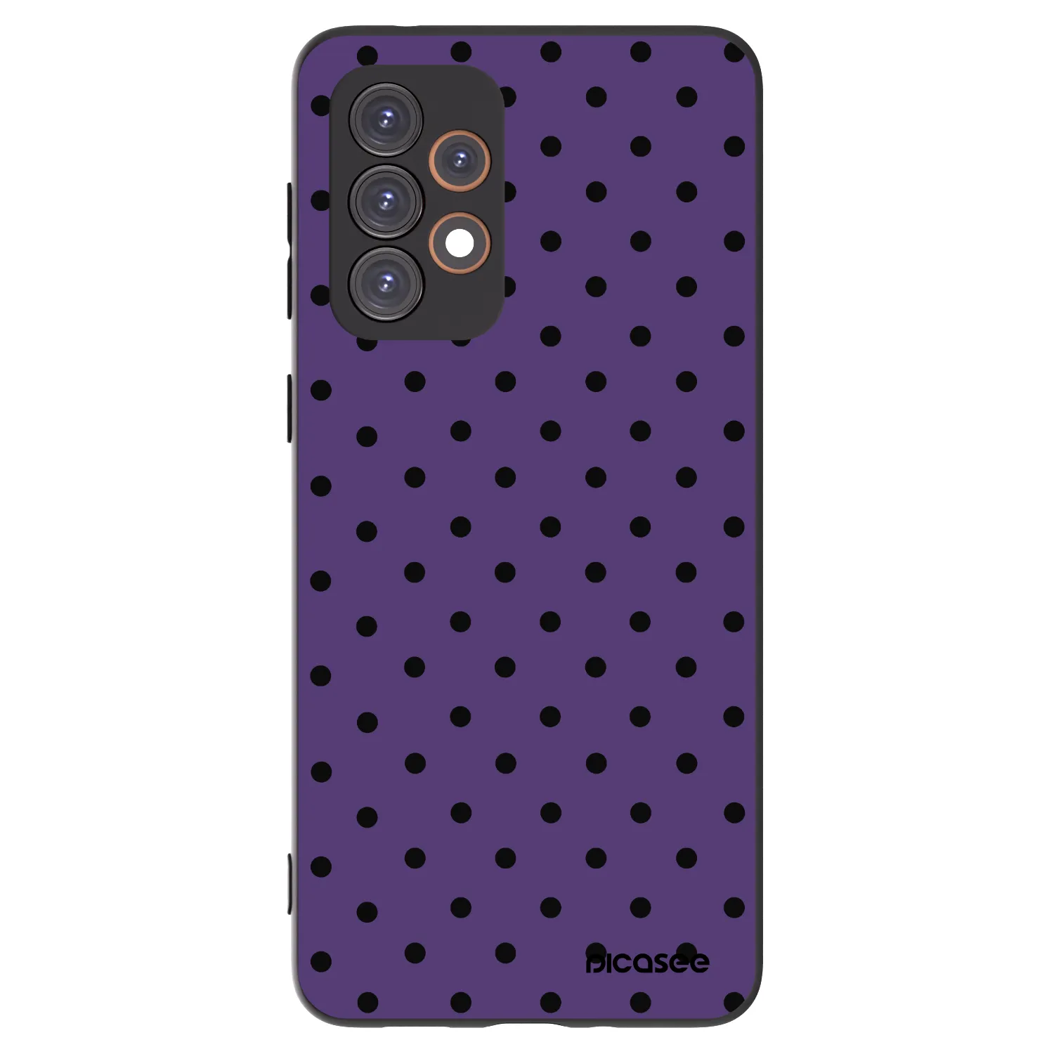 Picasee Samsung Galaxy A33 5G A336 Hülle - Schwarzes Silikon - Flickers 2