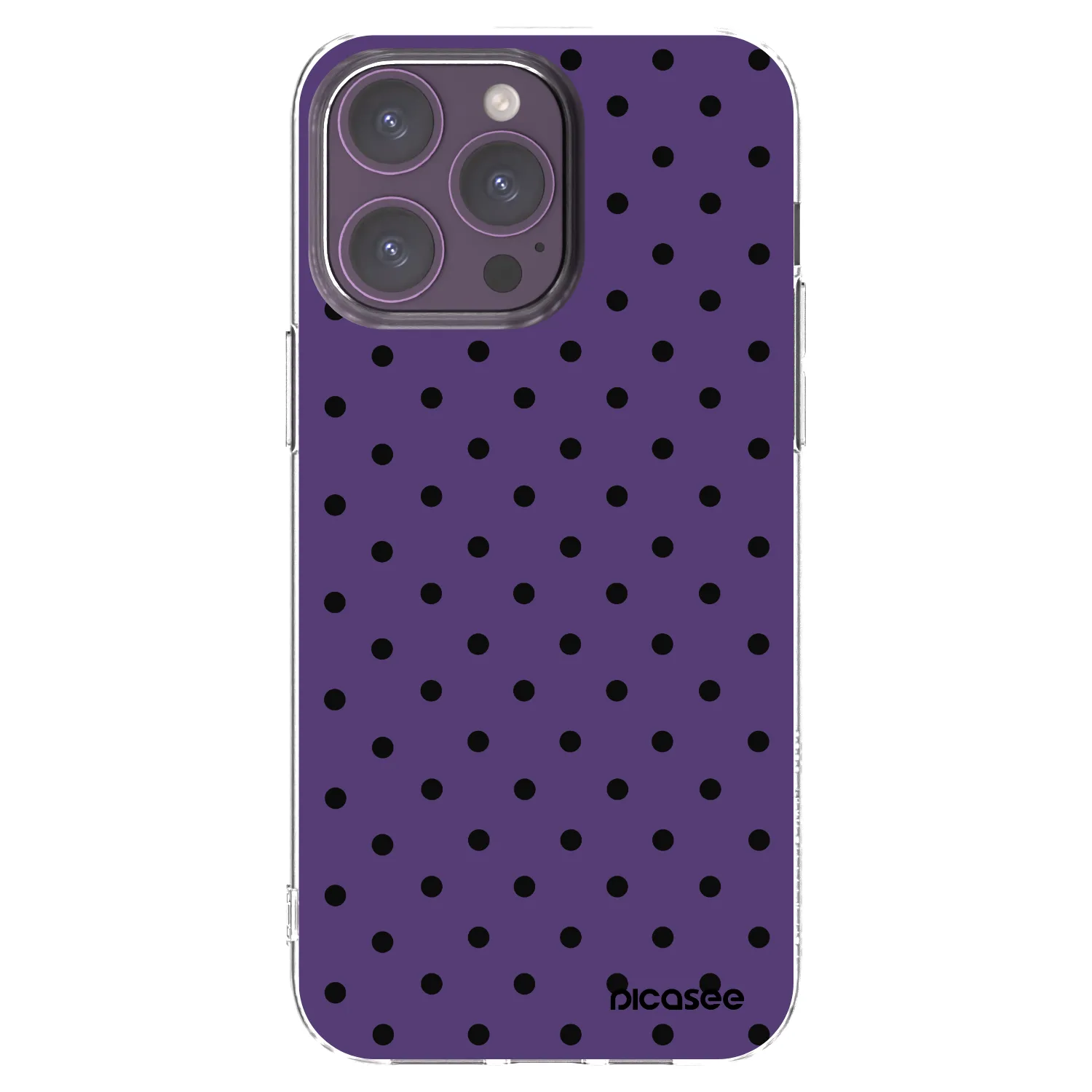 Picasee Apple iPhone 14 Pro Max Hülle - Transparentes Silikon - Flickers 2