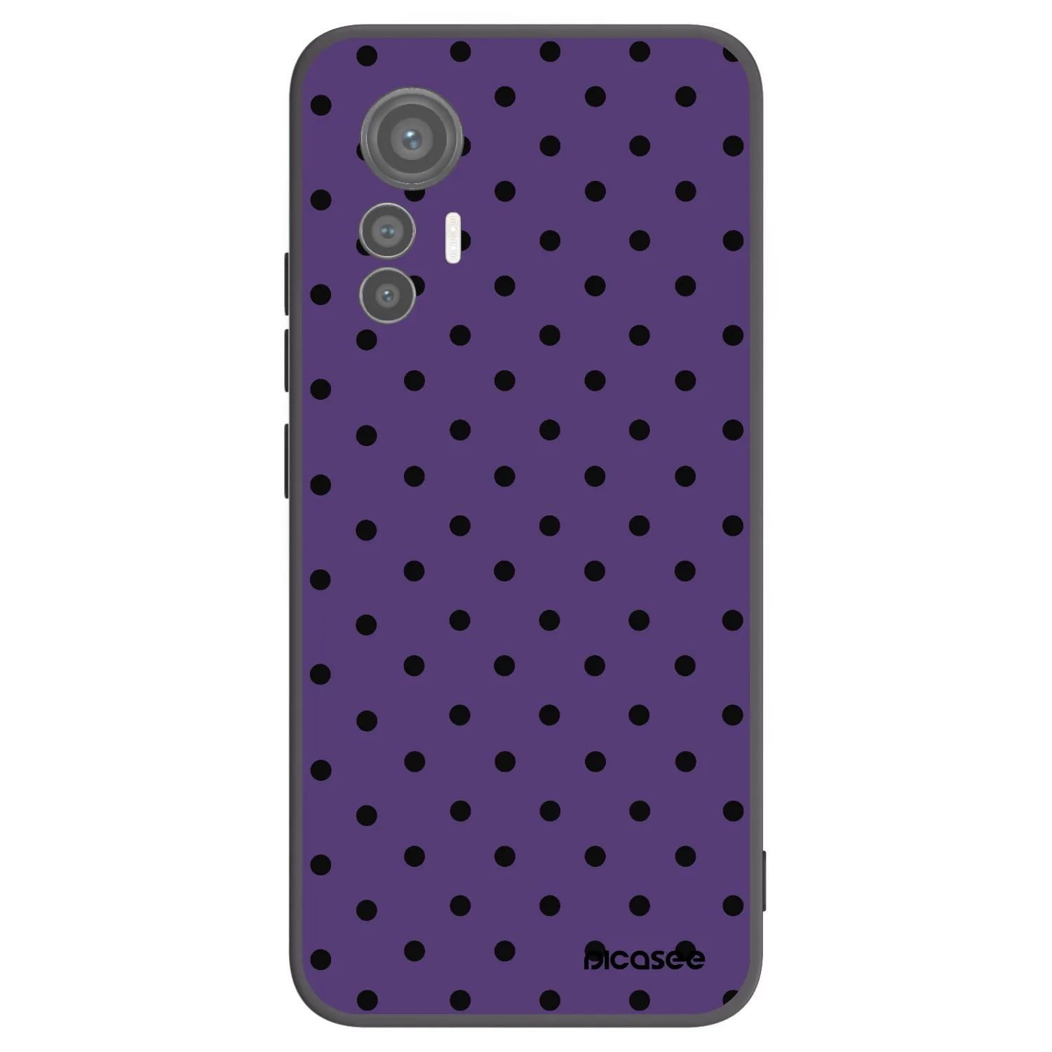 Picasee Xiaomi 12 Lite Hülle - Schwarzes Silikon - Flickers 2
