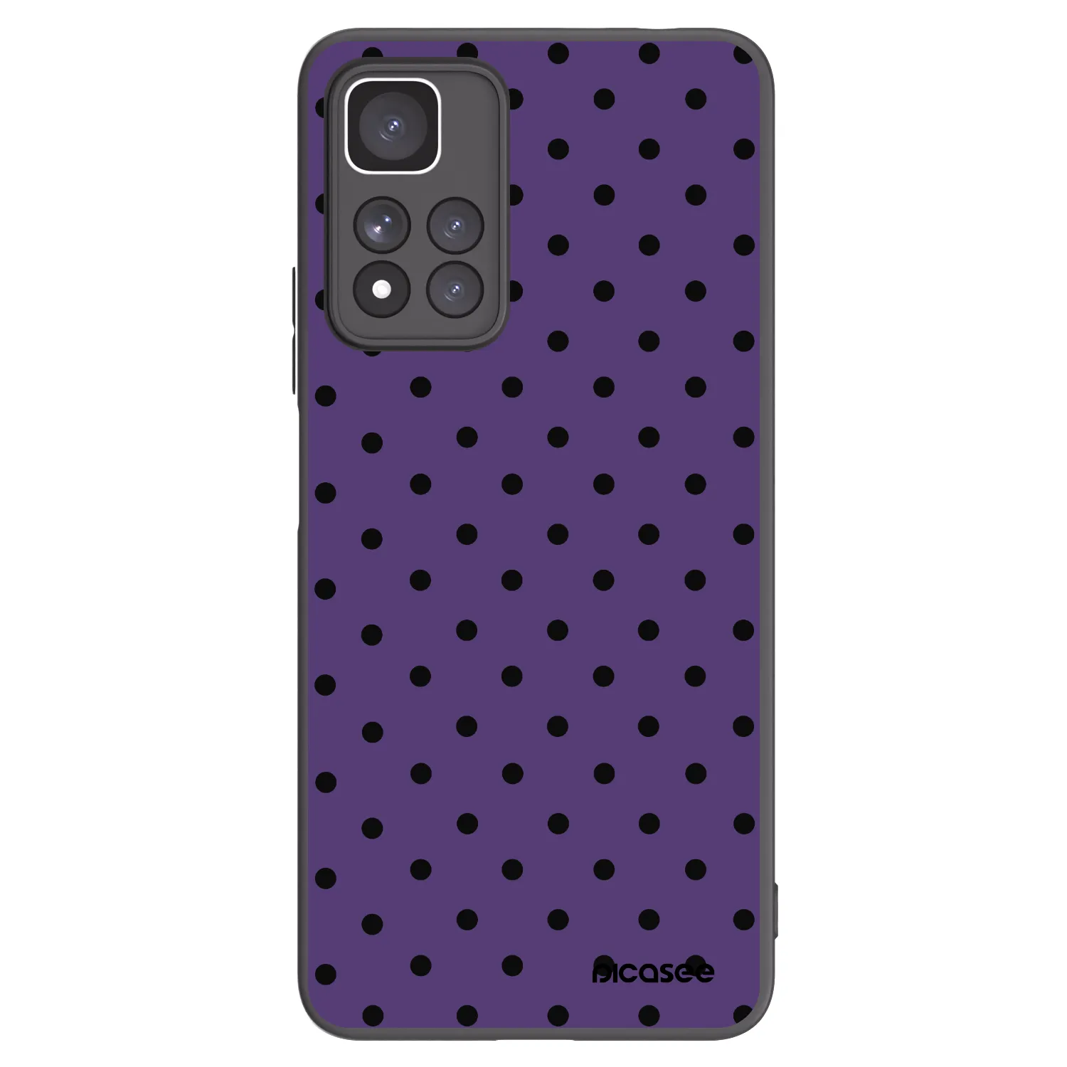 Picasee Xiaomi Redmi Note 11 Pro+ 5G Hülle - Schwarzes Silikon - Flickers 2