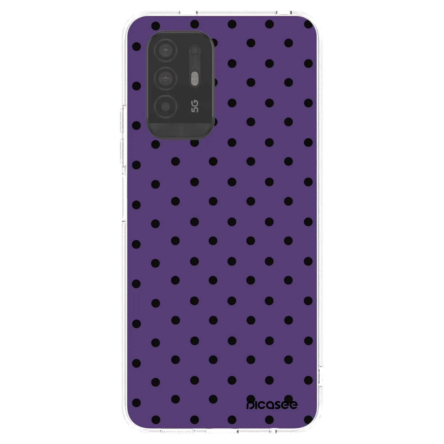 Picasee OPPO A94 5G Hülle - Transparentes Silikon - Flickers 2