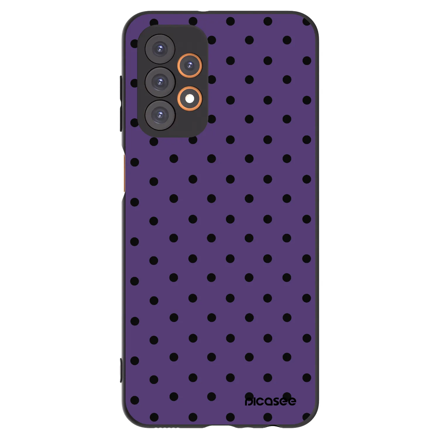 Picasee Samsung Galaxy A23 A235F 4G Hülle - Schwarzes Silikon - Flickers 2