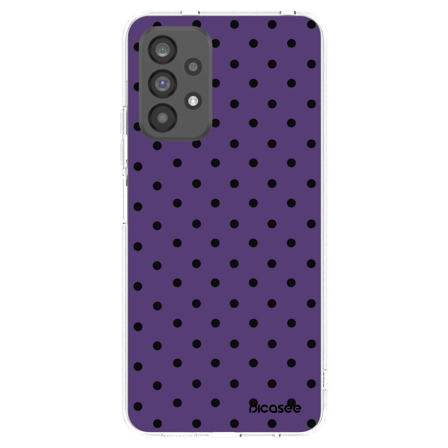 Picasee Samsung Galaxy A73 5G Hülle - Transparentes Silikon - Flickers 2