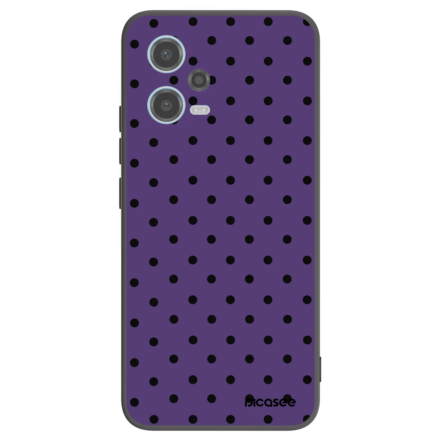 Picasee Xiaomi Redmi Note 12 5G Hülle - Schwarzes Silikon - Flickers 2