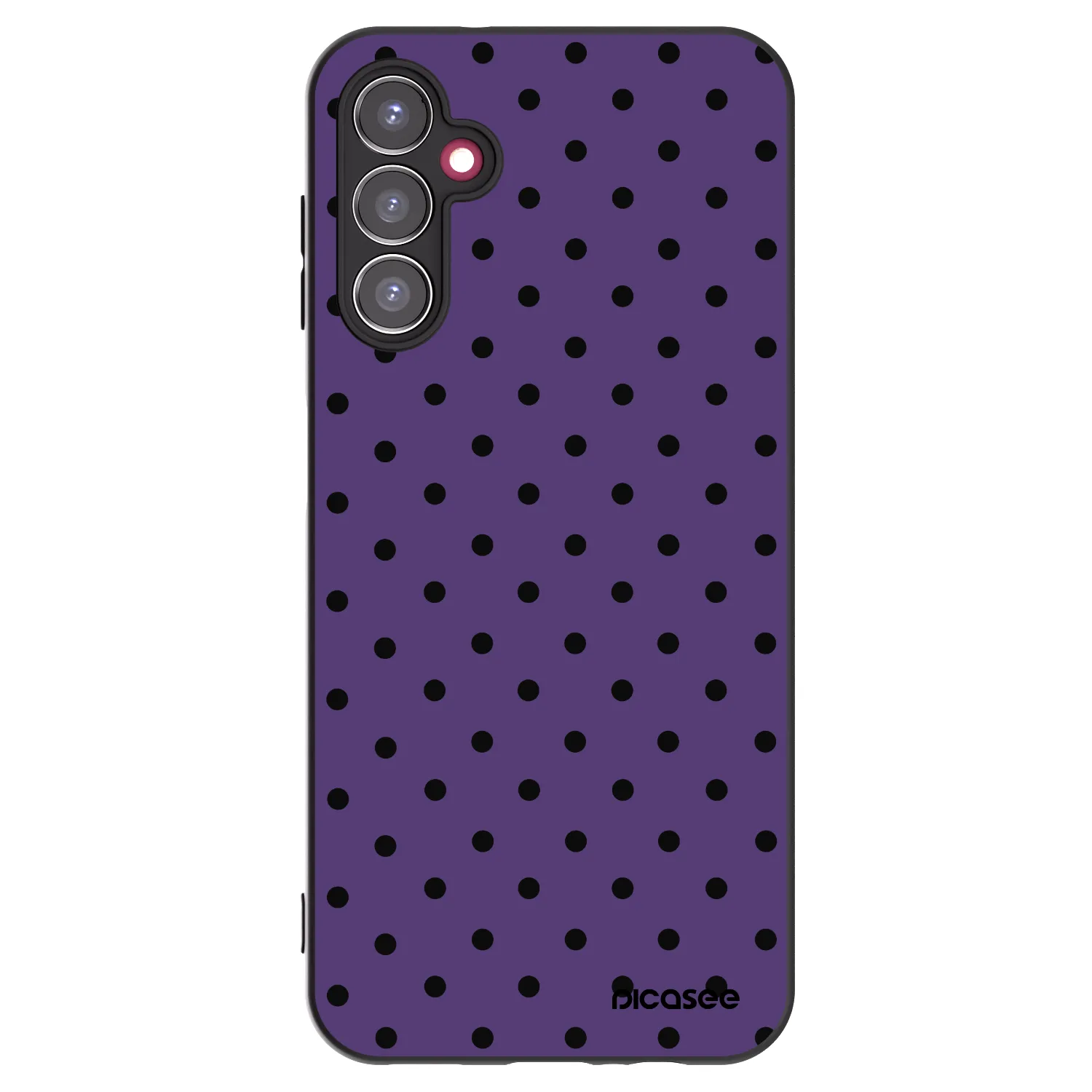 Picasee Samsung Galaxy A14 5G A146P Hülle - Schwarzes Silikon - Flickers 2