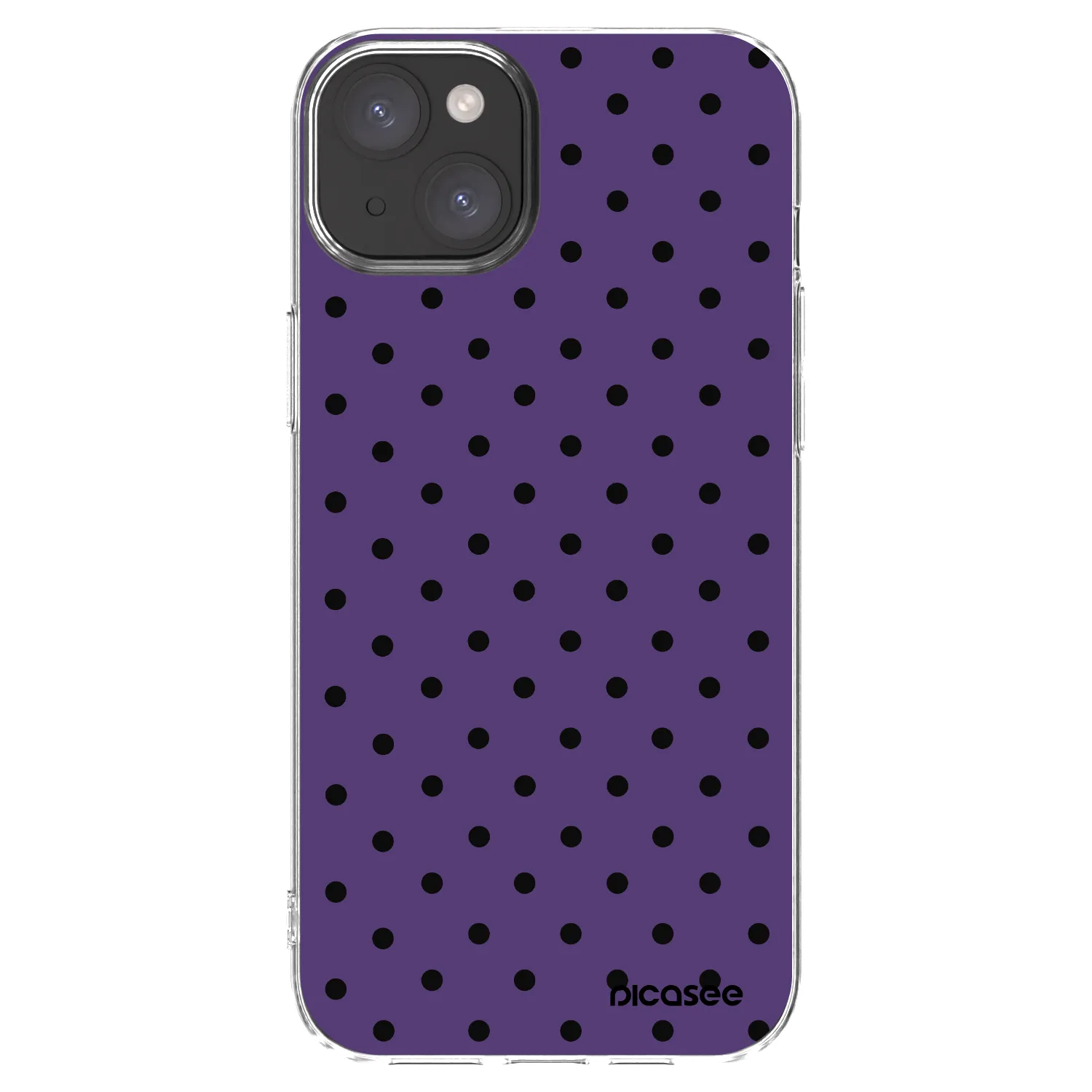 Picasee Apple iPhone 15 Plus Hülle - Transparentes Silikon - Flickers 2