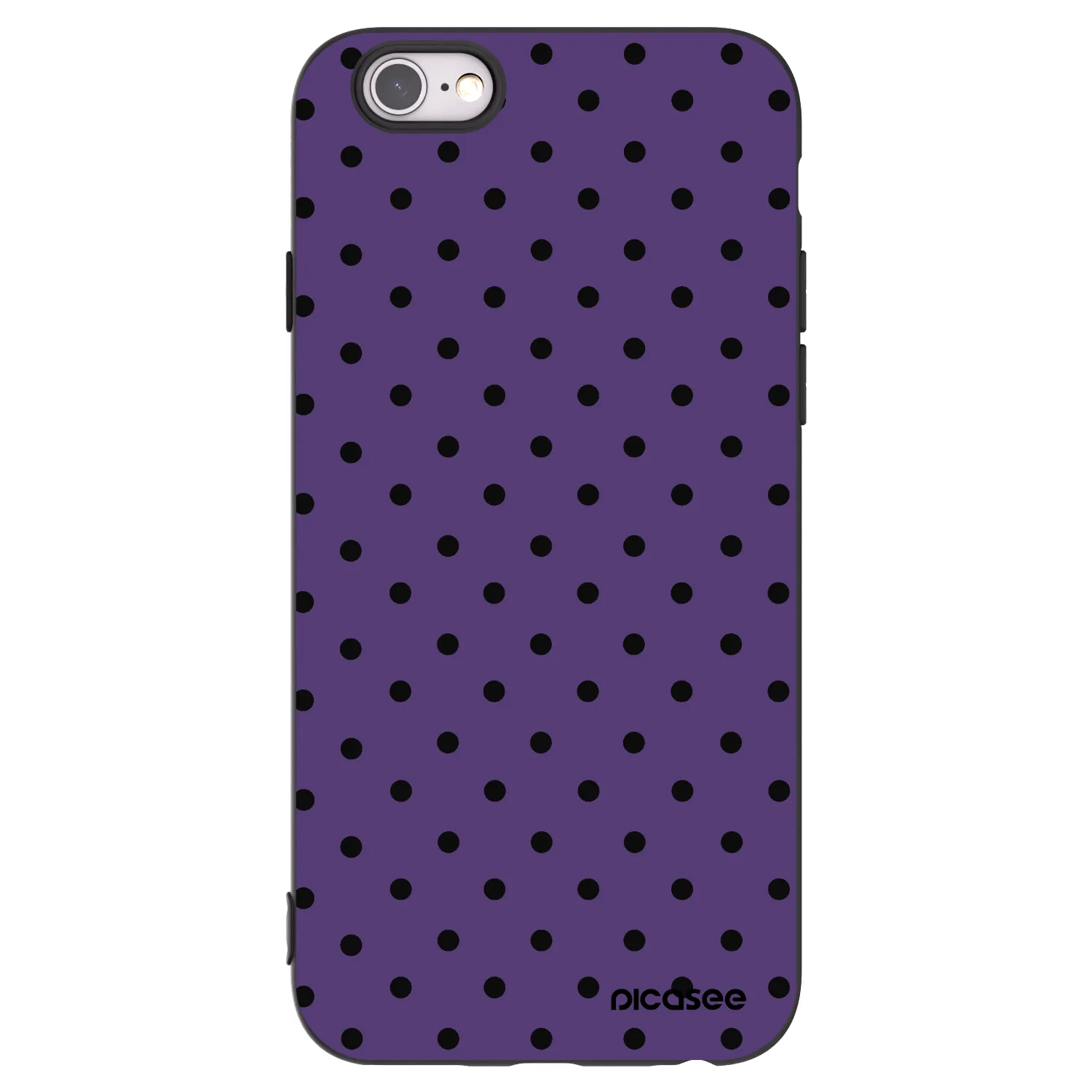 Picasee Apple iPhone 6/6S Hülle - Schwarzes Silikon - Flickers 2