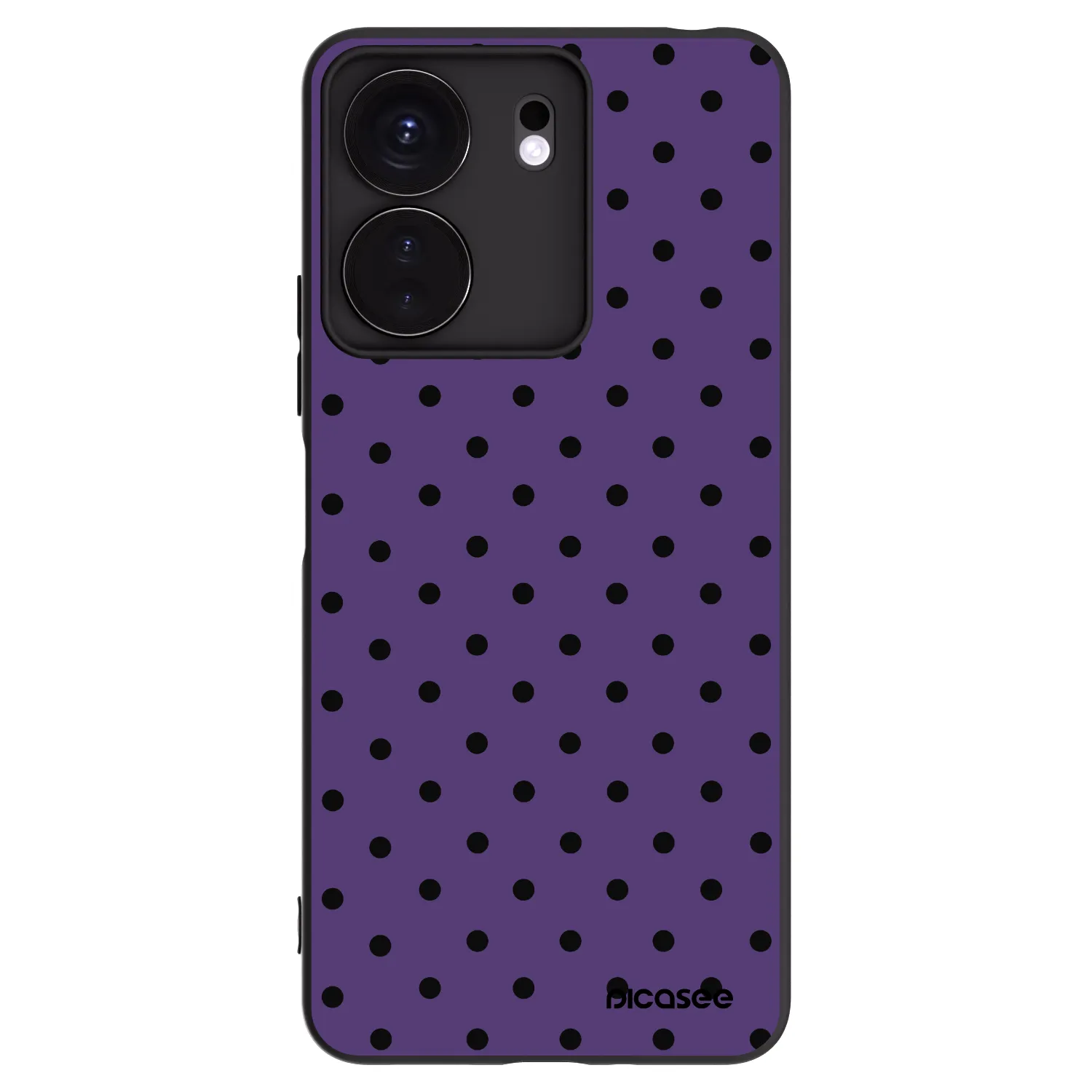 Picasee Xiaomi Redmi 13C 4G Hülle - Schwarzes Silikon - Flickers 2