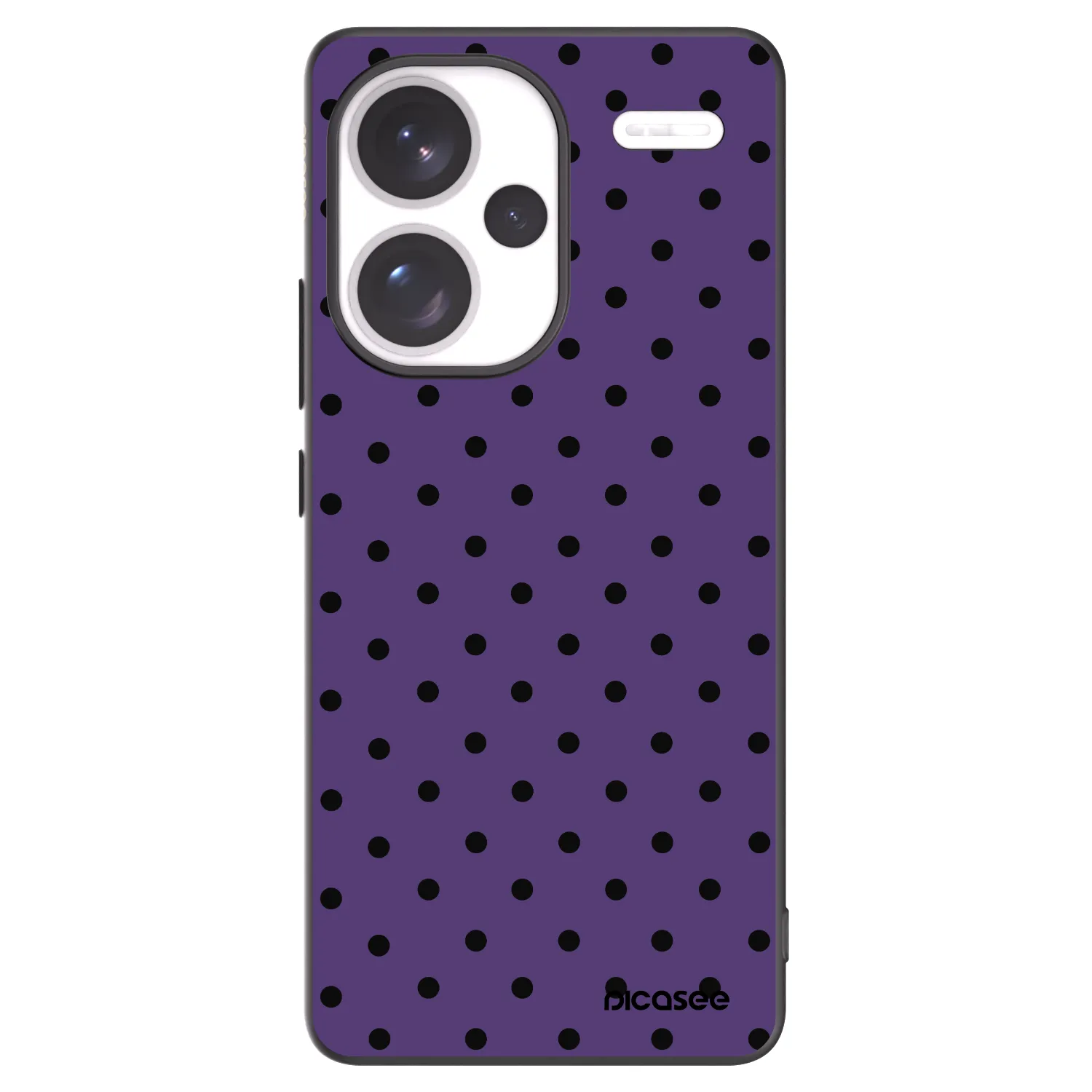 Picasee Xiaomi Redmi Note 13 Pro+ 5G Hülle - Schwarzes Silikon - Flickers 2