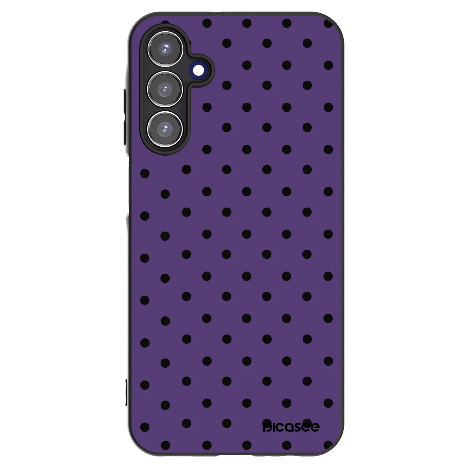Picasee Samsung Galaxy A15 A155F 4G Hülle - Schwarzes Silikon - Flickers 2