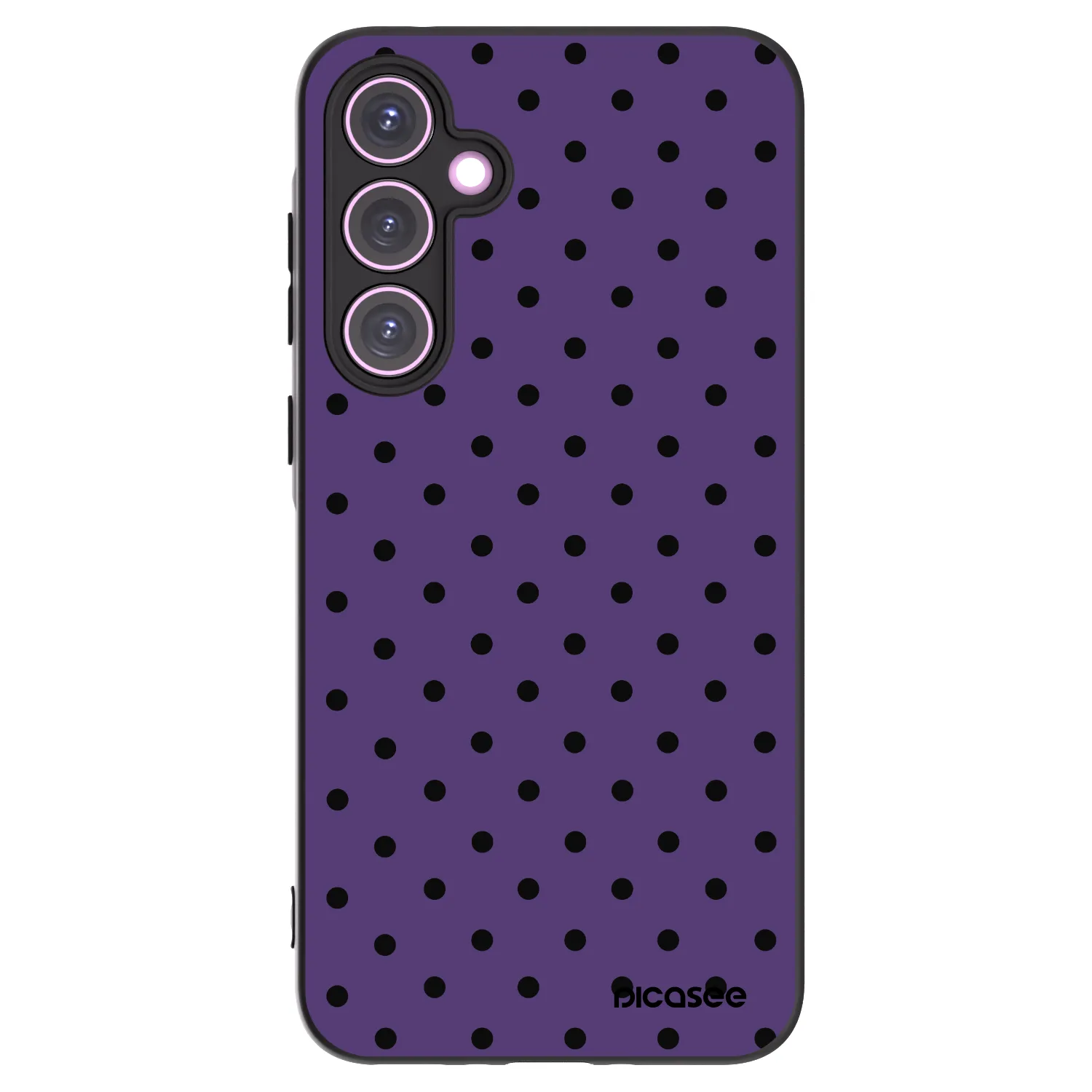 Picasee Samsung Galaxy A35 5G A356B Hülle - Schwarzes Silikon - Flickers 2