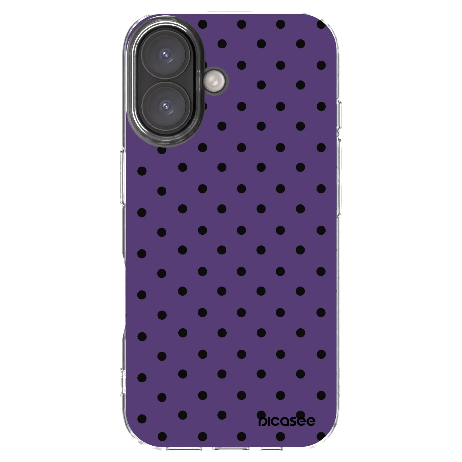 Picasee Apple iPhone 16 Hülle - Transparentes Silikon - Flickers 2