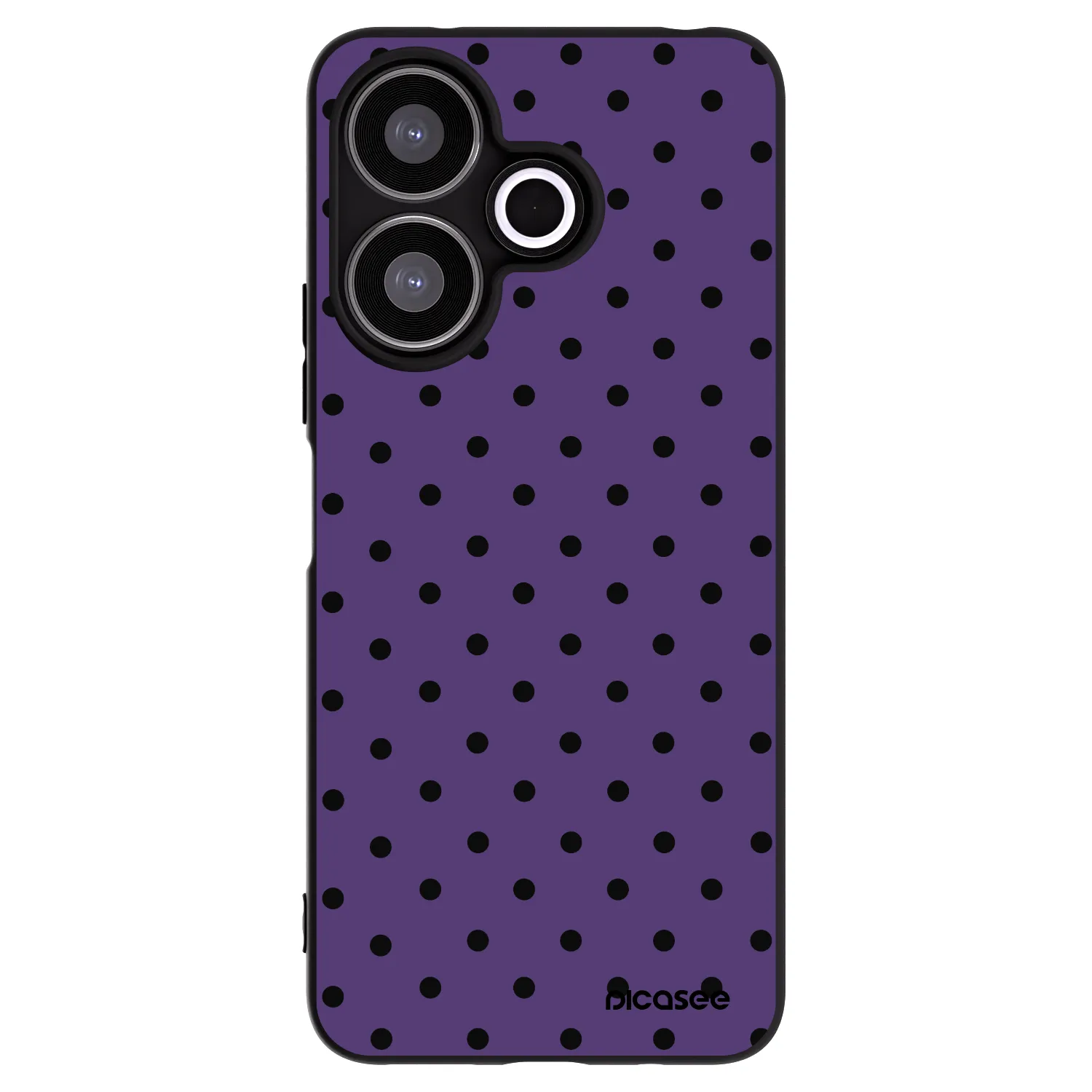 Picasee Xiaomi Redmi 13 4G Hülle - Schwarzes Silikon - Flickers 2