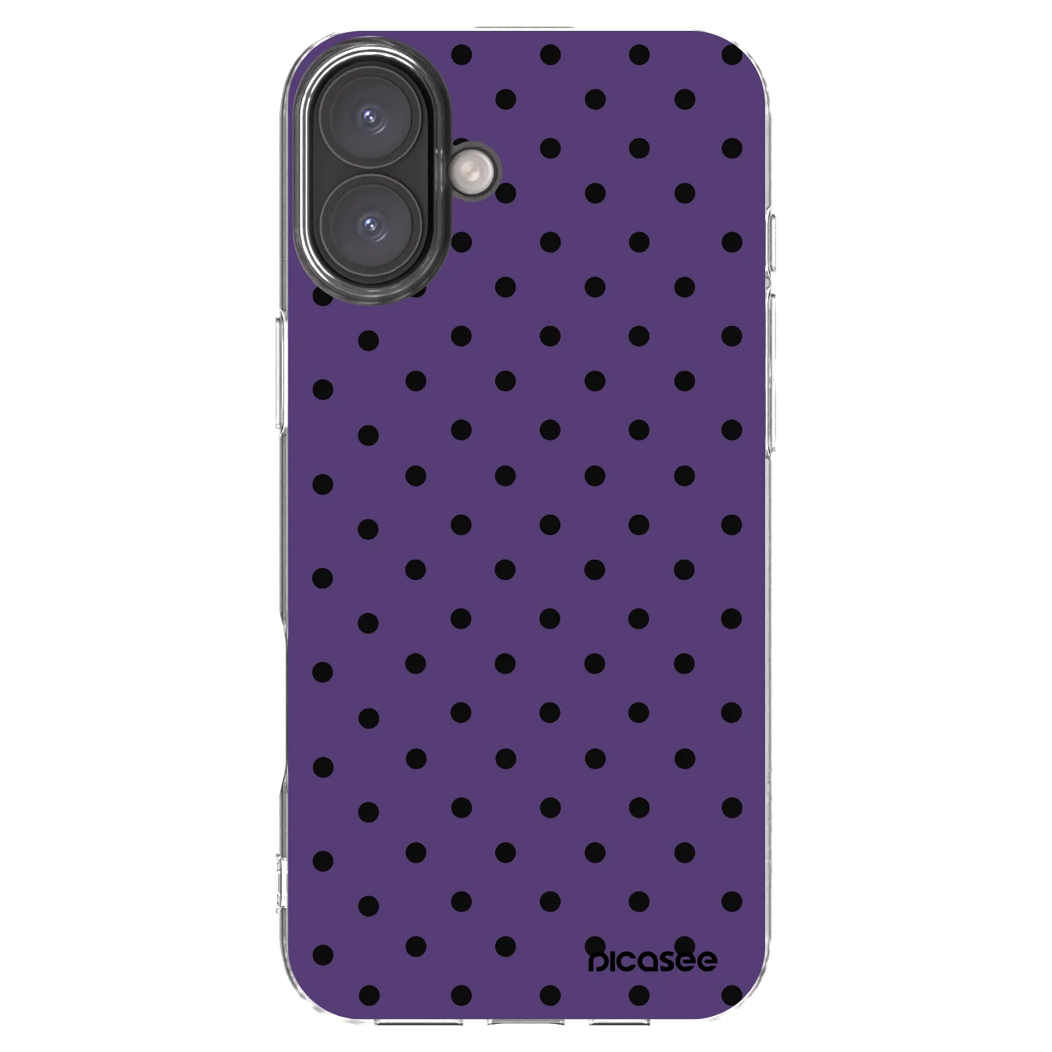 Picasee Apple iPhone 16 Plus Hülle - Transparentes Silikon - Flickers 2