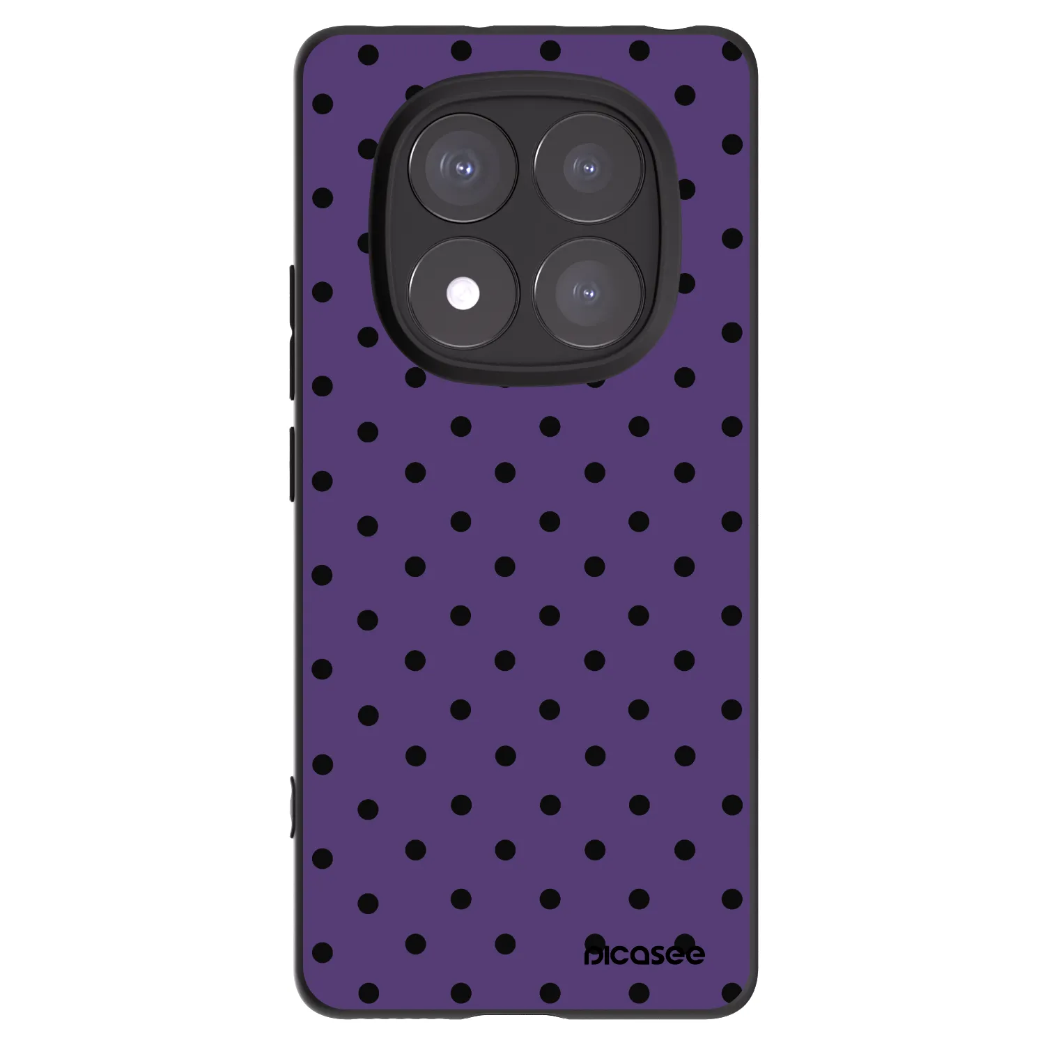 Picasee Xiaomi Redmi Note 14 Pro 5G Hülle - Schwarzes Silikon - Flickers 2