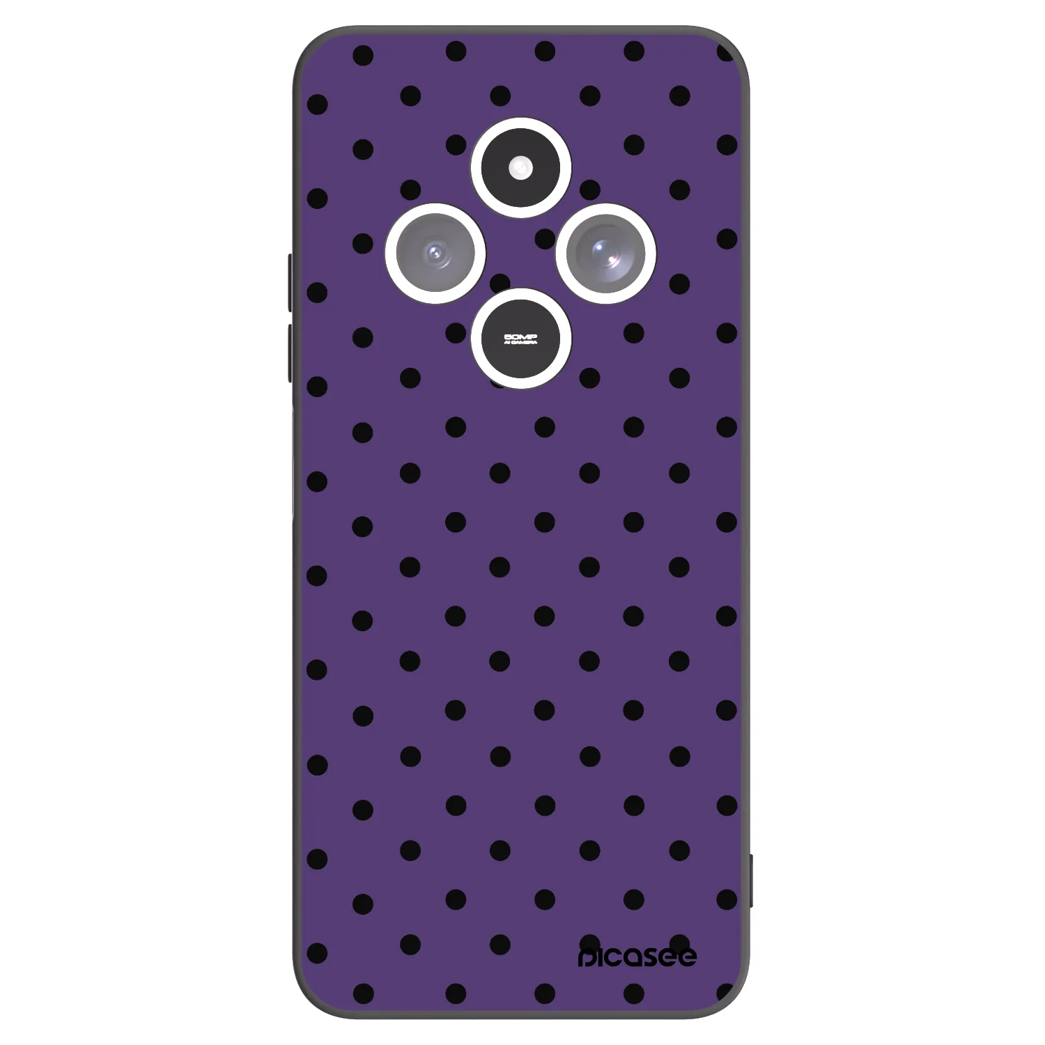 Picasee Xiaomi Redmi 14C Hülle - Schwarzes Silikon - Flickers 2