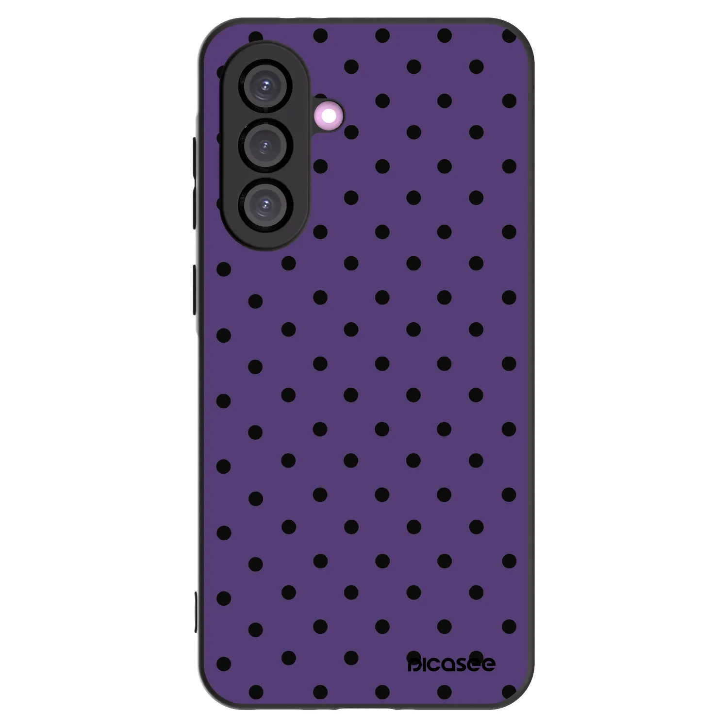 Picasee Samsung Galaxy A56 5G A566B Hülle - Schwarzes Silikon - Flickers 2