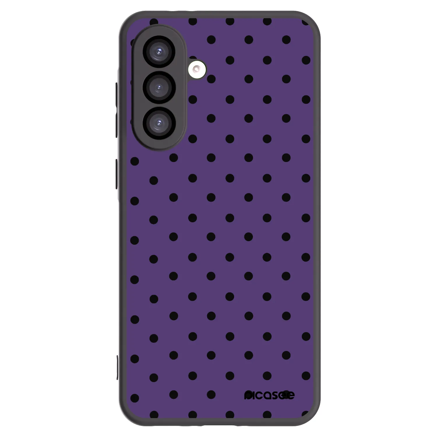 Picasee Samsung Galaxy A26 5G A266B Hülle - Schwarzes Silikon - Flickers 2