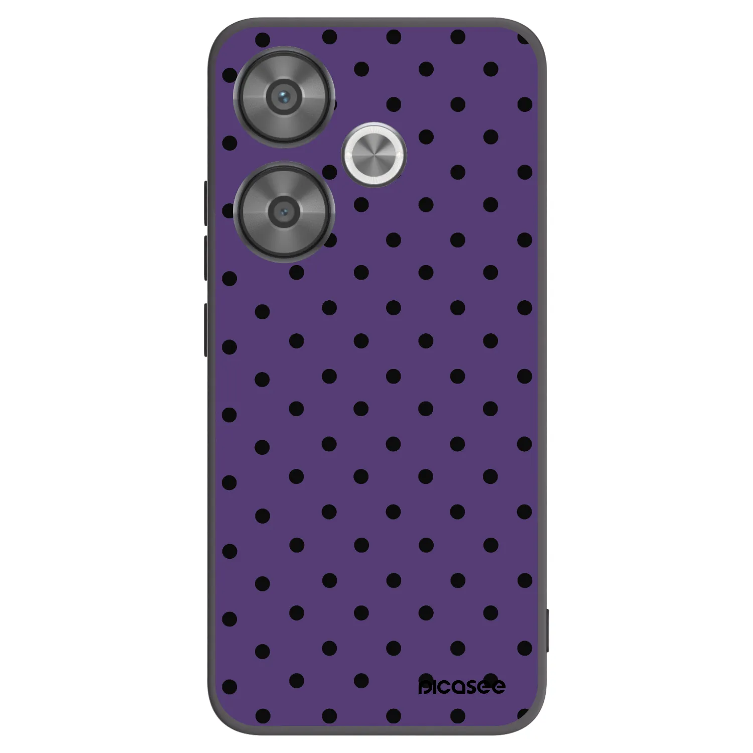 Picasee Xiaomi Poco F6 Hülle - Schwarzes Silikon - Flickers 2