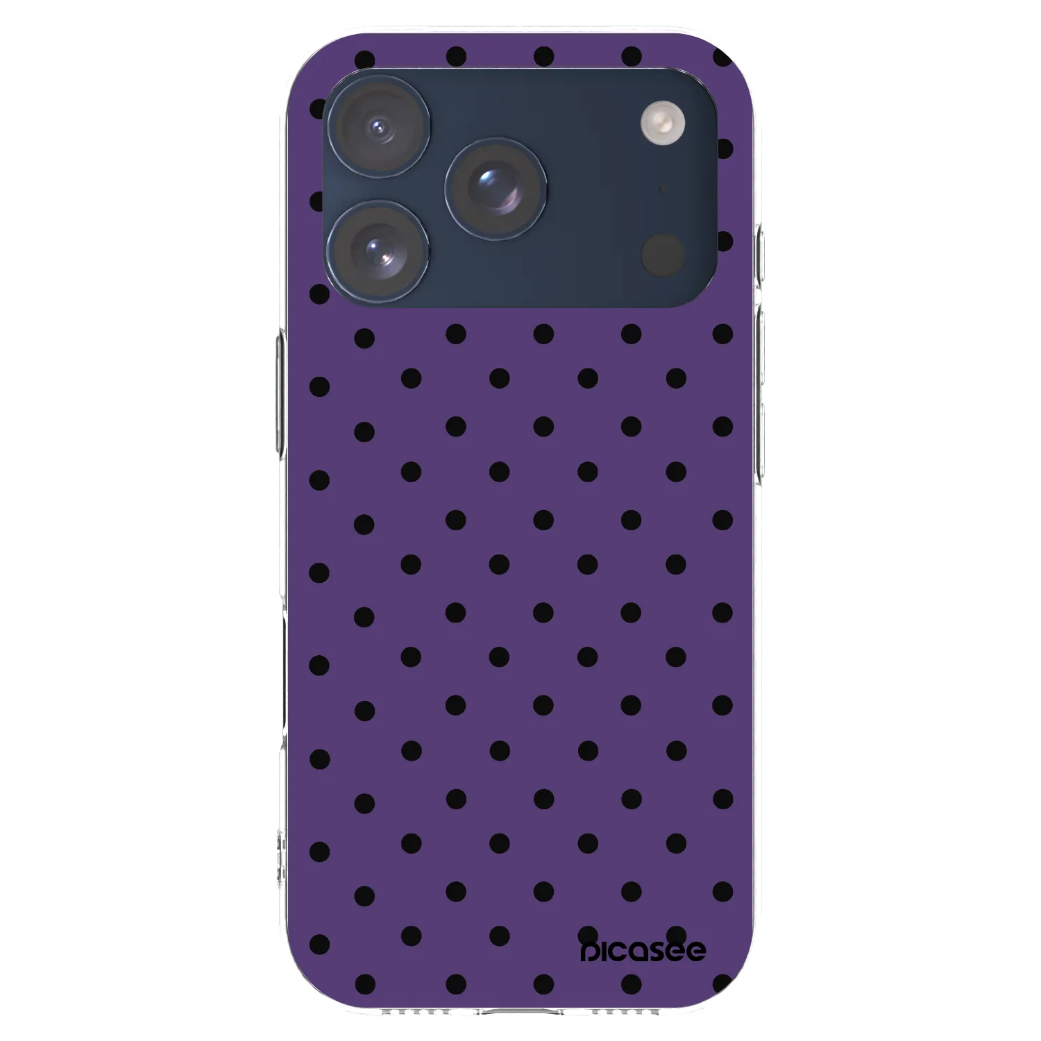 Picasee Apple iPhone 17 Pro Hülle - Transparentes Silikon - Flickers 2