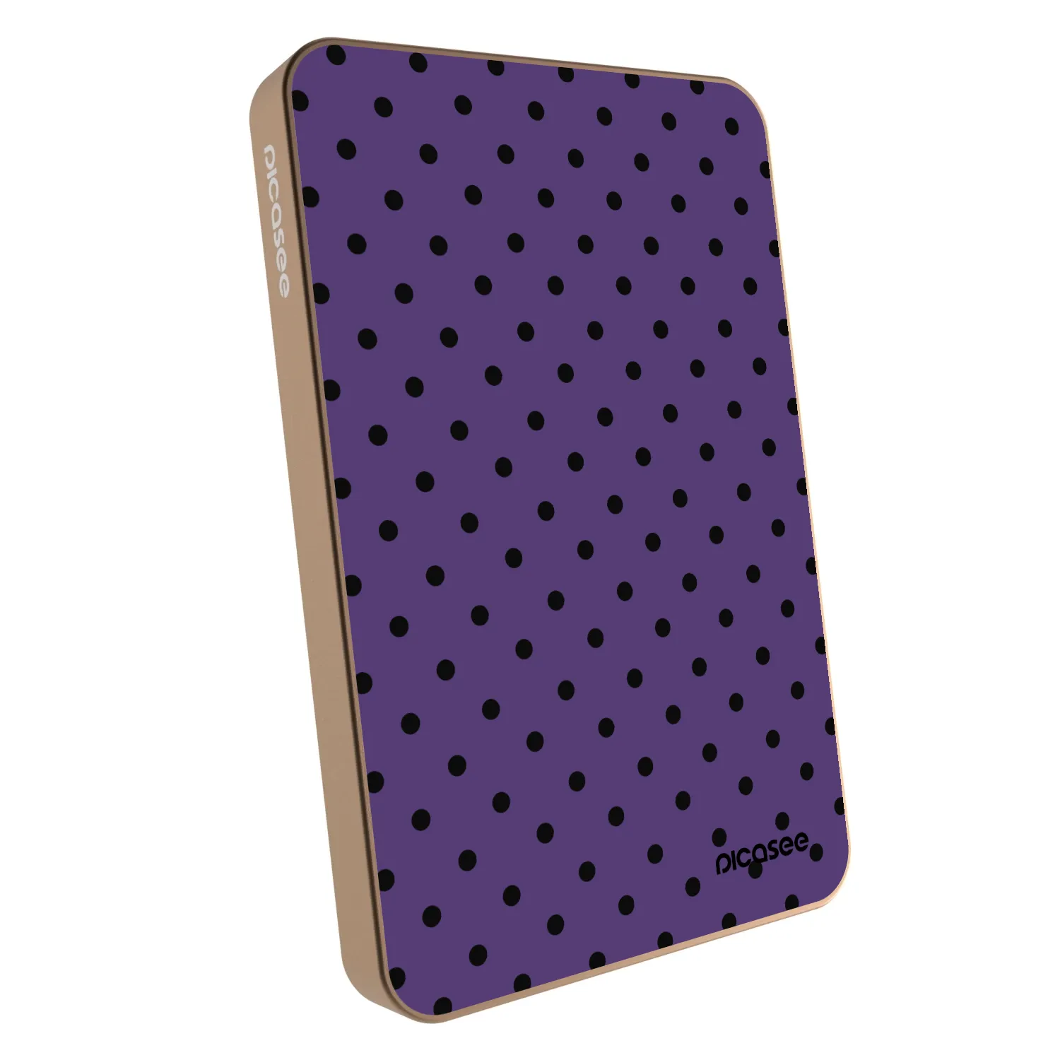 Picasee Powerbank mit MagSafe 5 000 mAh Golden - Flickers 2