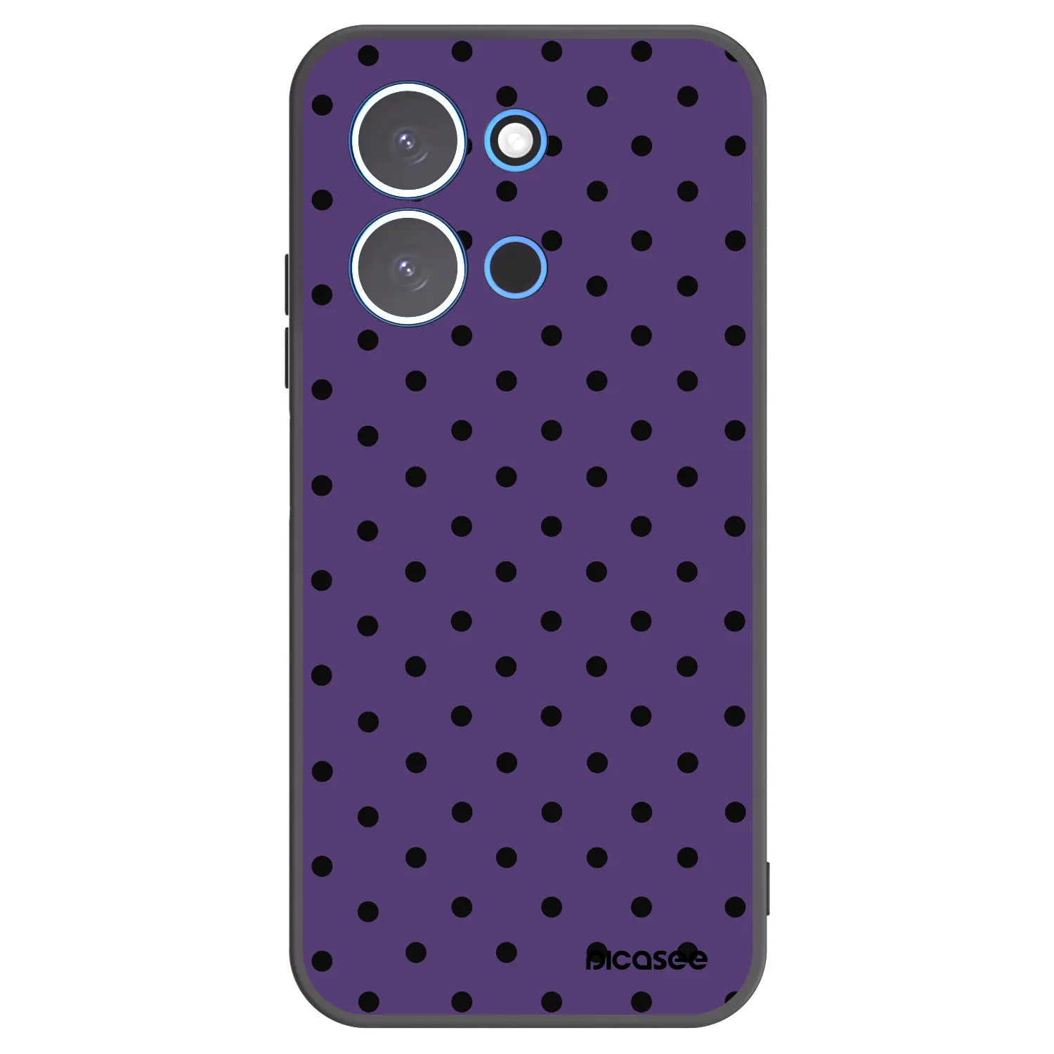 Picasee Xiaomi Redmi 15C 4G Hülle - Schwarzes Silikon - Flickers 2