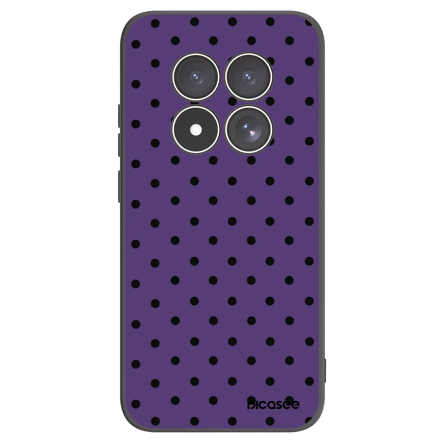 Picasee Xiaomi Redmi Note 15 Pro 4G Hülle - Schwarzes Silikon - Flickers 2