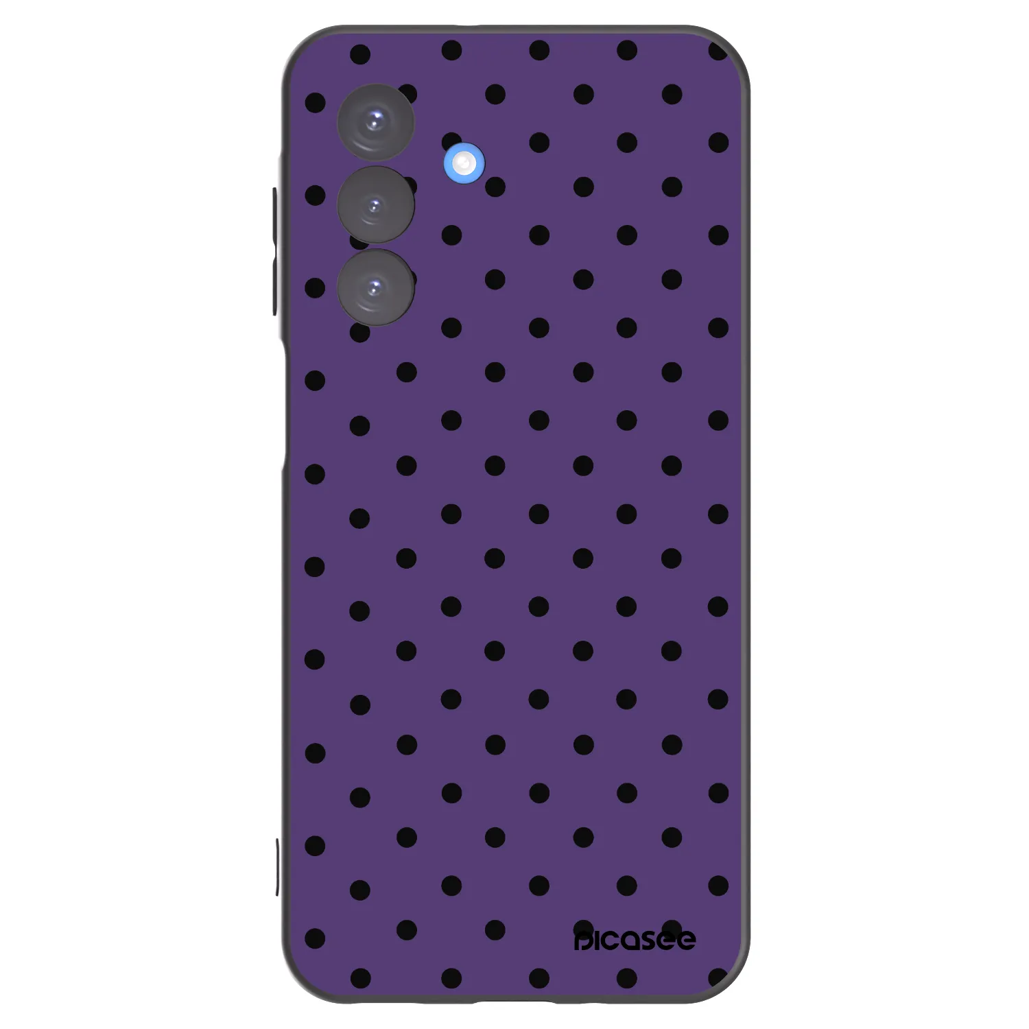 Picasee Samsung Galaxy A17 5G Hülle - Schwarzes Silikon - Flickers 2