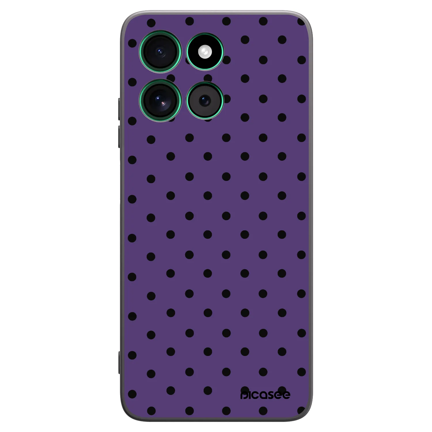 Picasee Motorola Moto G57 Power Hülle - Schwarzes Silikon - Flickers 2