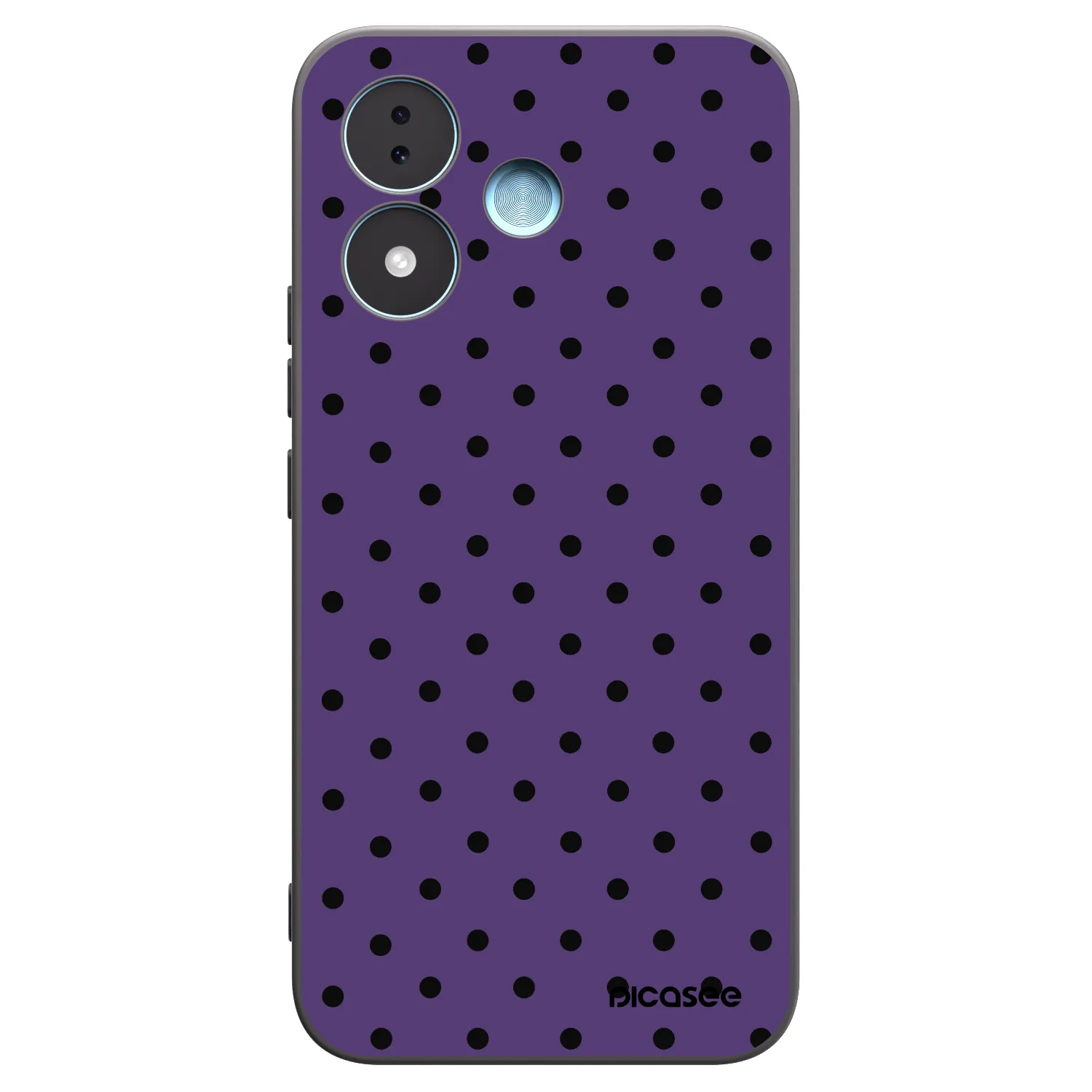 Picasee Xiaomi Redmi Note 17 5G Hülle - Schwarzes Silikon - Flickers 2