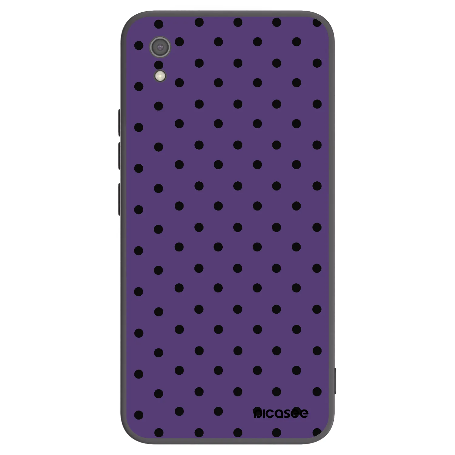 Picasee Xiaomi Redmi 7A Hülle - Schwarzes Silikon - Flickers 2
