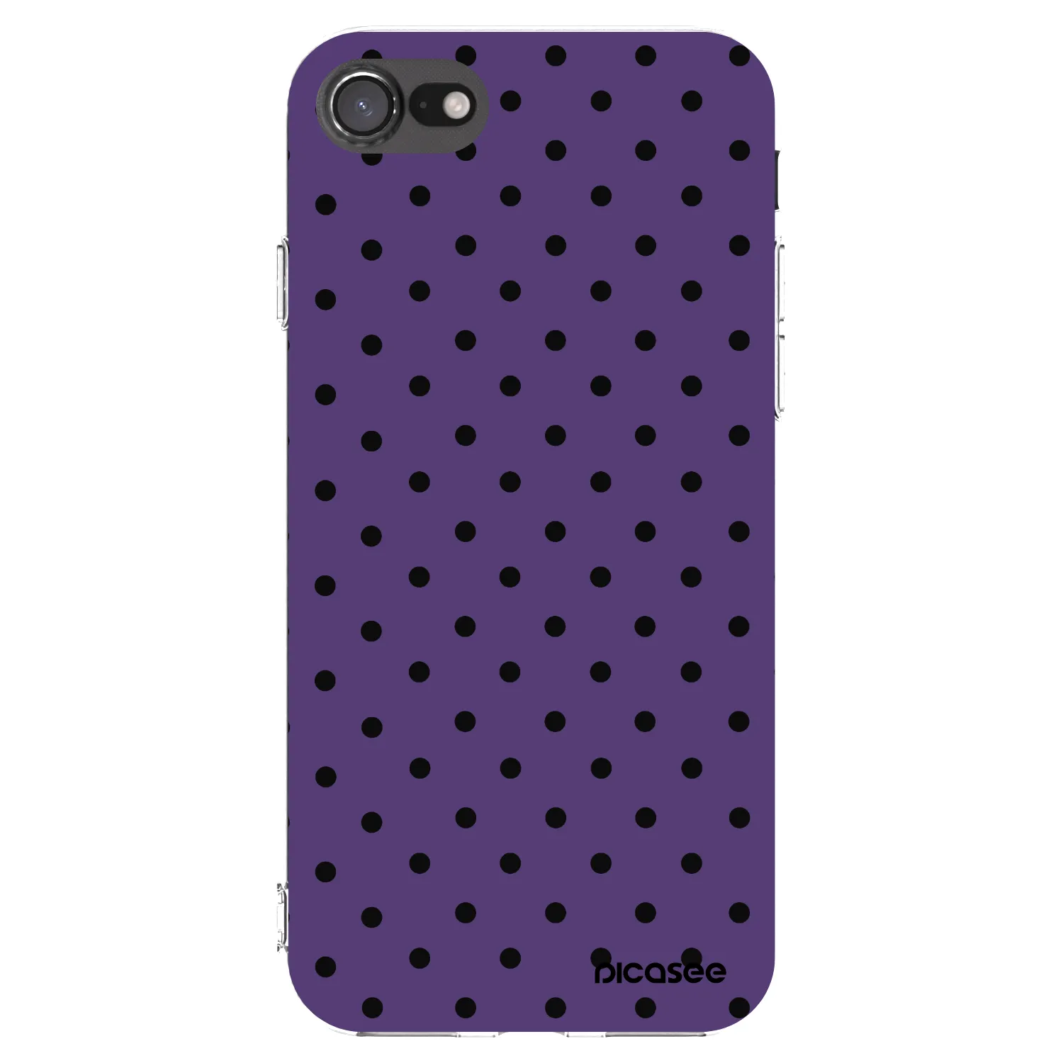 Picasee Apple iPhone 8 Hülle - Transparentes Silikon - Flickers 2