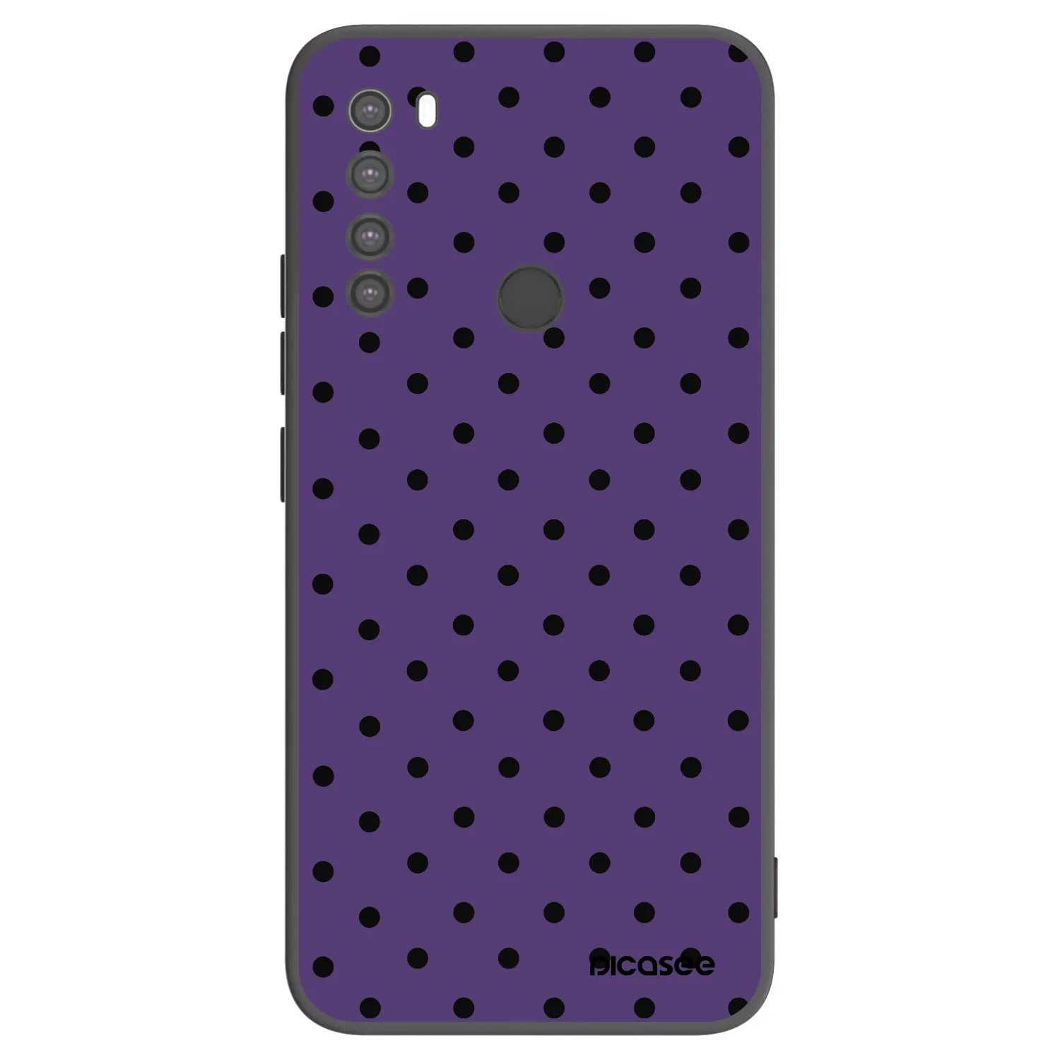 Picasee Xiaomi Redmi Note 8 Hülle - Schwarzes Silikon - Flickers 2