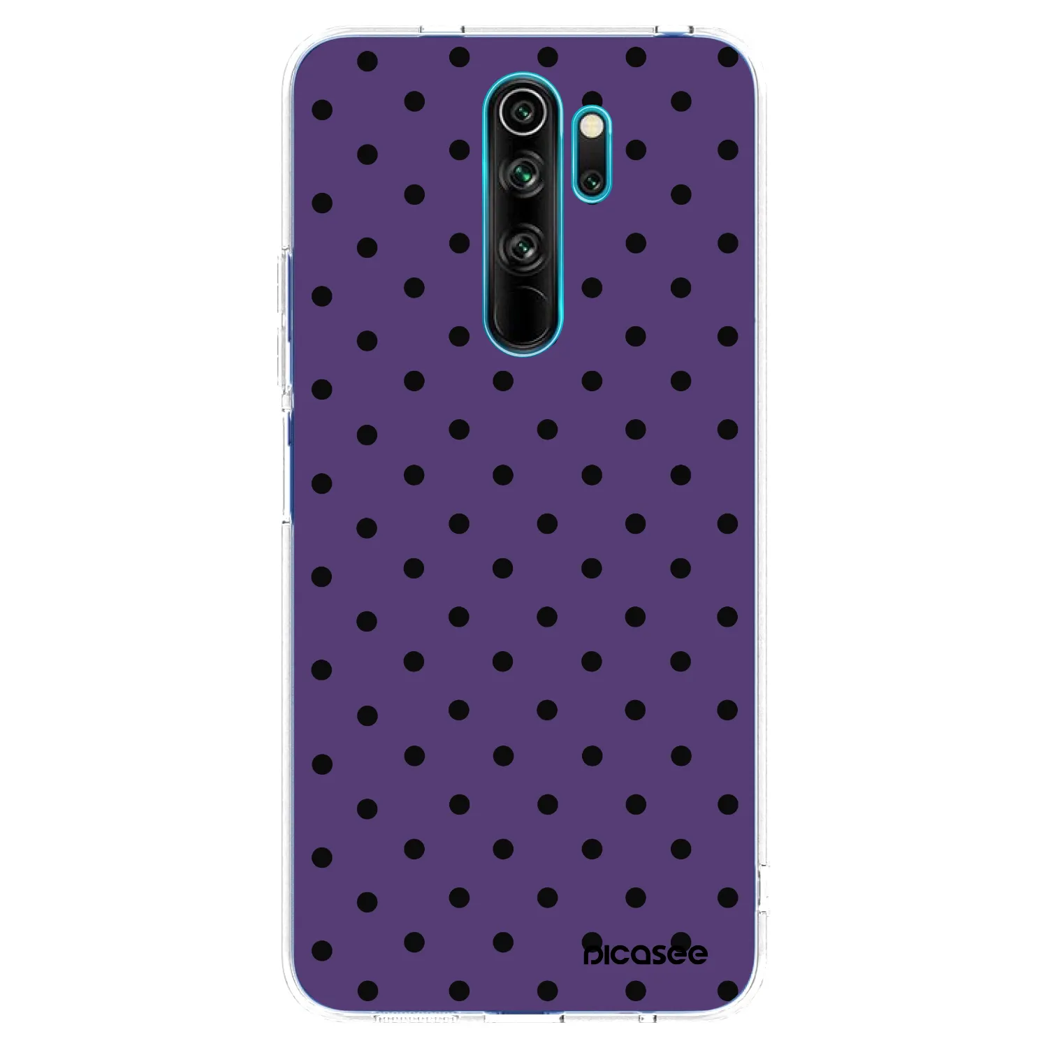 Picasee Xiaomi Redmi Note 8 Pro Hülle - Transparentes Silikon - Flickers 2