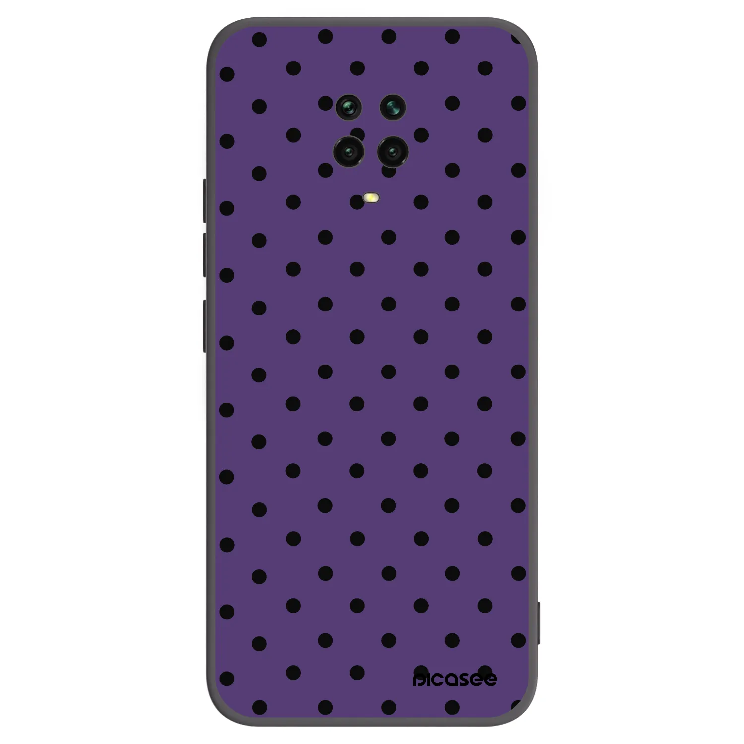 Picasee Xiaomi Redmi Note 9S Hülle - Schwarzes Silikon - Flickers 2
