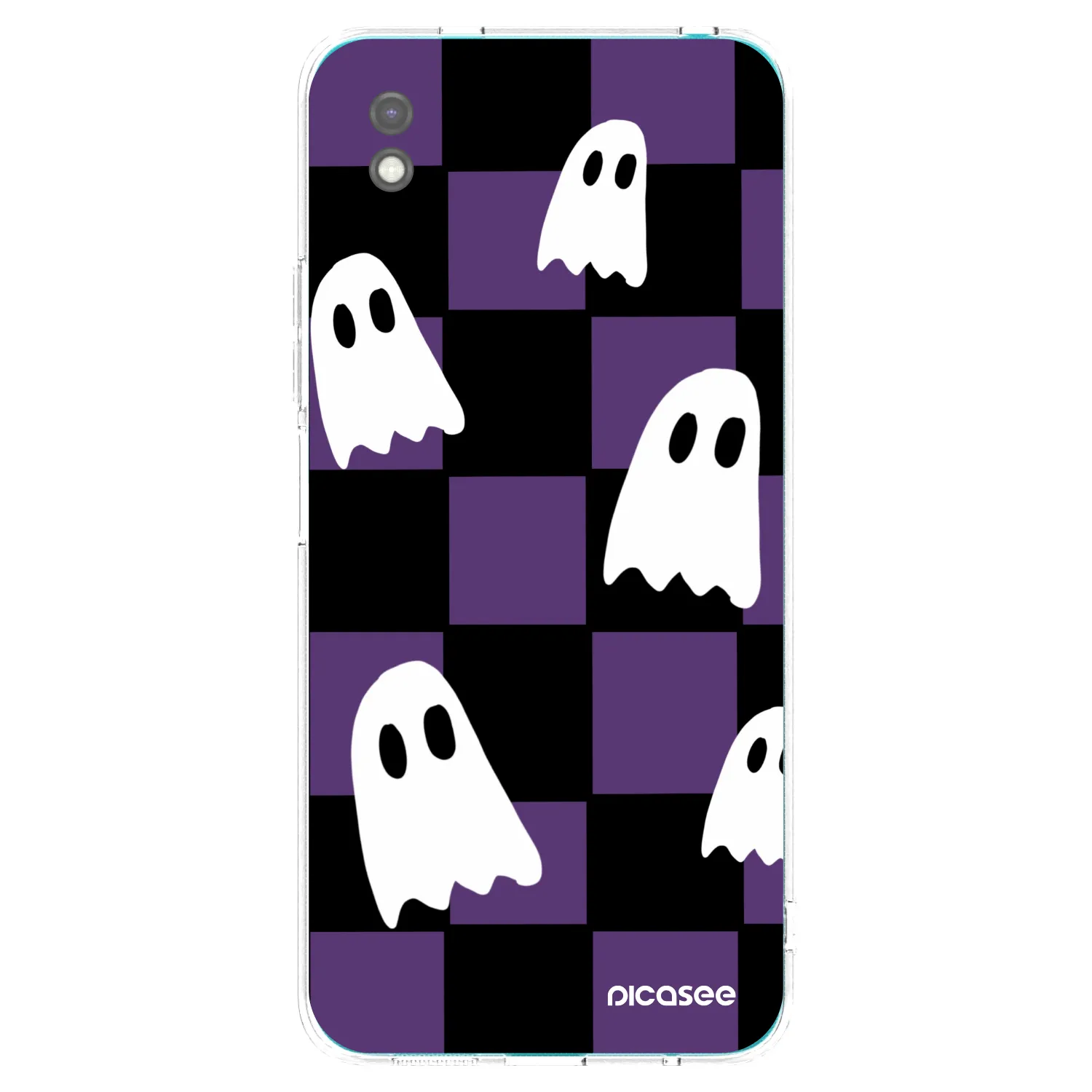 Picasee Xiaomi Redmi 9A Hülle - Schwarzes Silikon - Ghosts