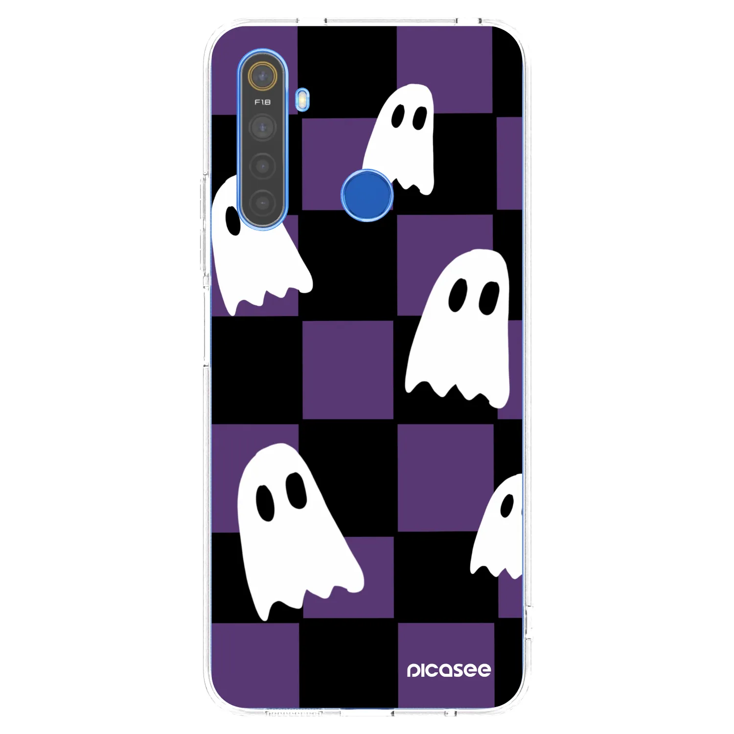 Picasee Realme 5 Hülle - Transparentes Silikon - Ghosts