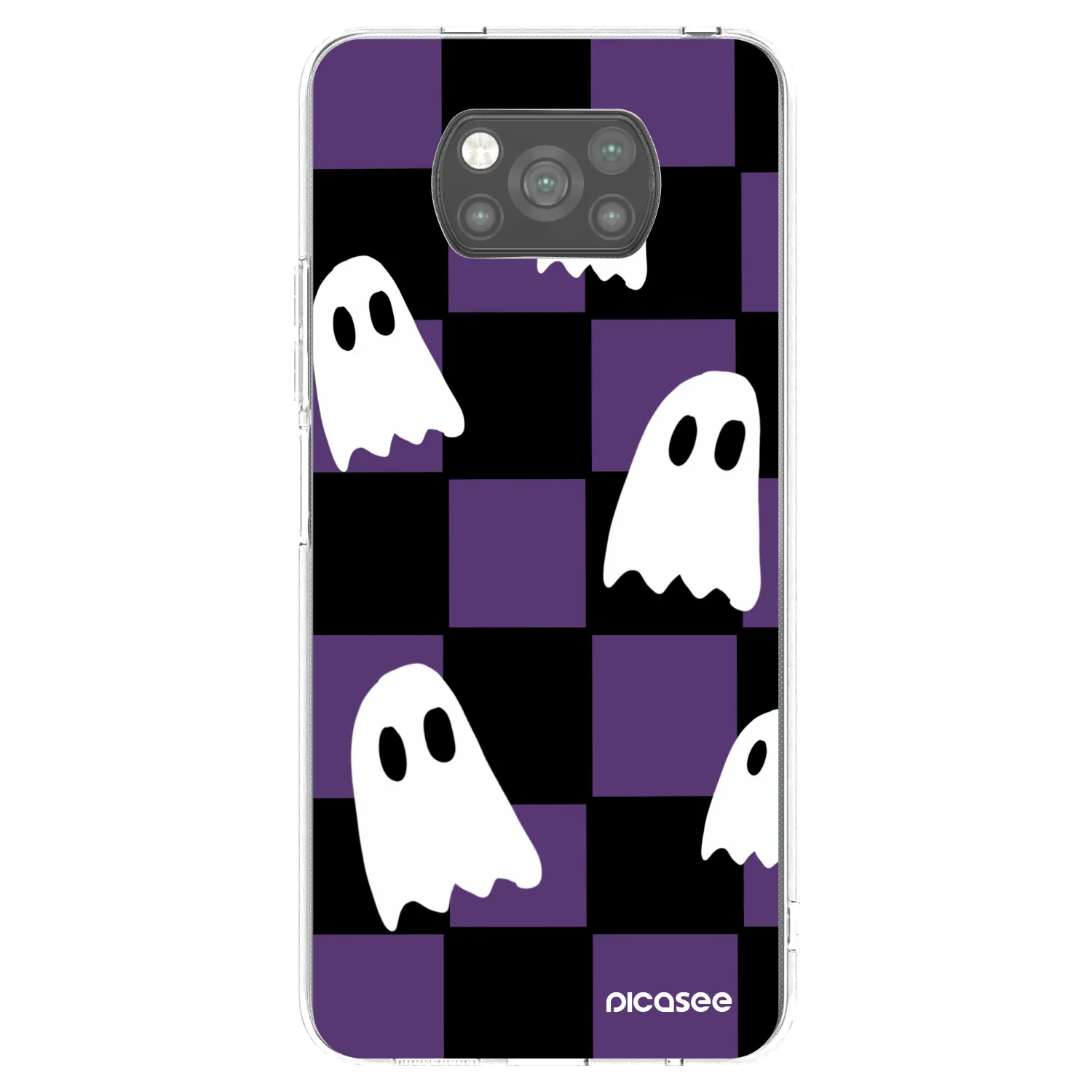 Picasee Xiaomi Poco X3 Pro Hülle - Schwarzes Silikon - Ghosts
