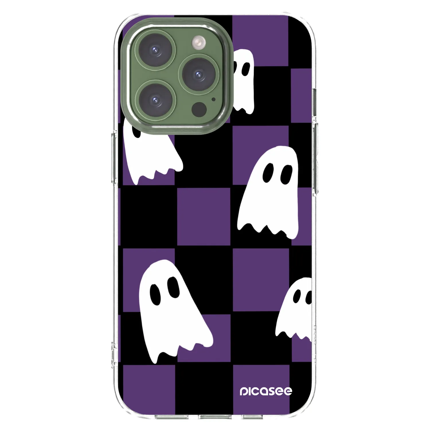 Picasee Apple iPhone 13 Pro Hülle - Transparentes Silikon - Ghosts
