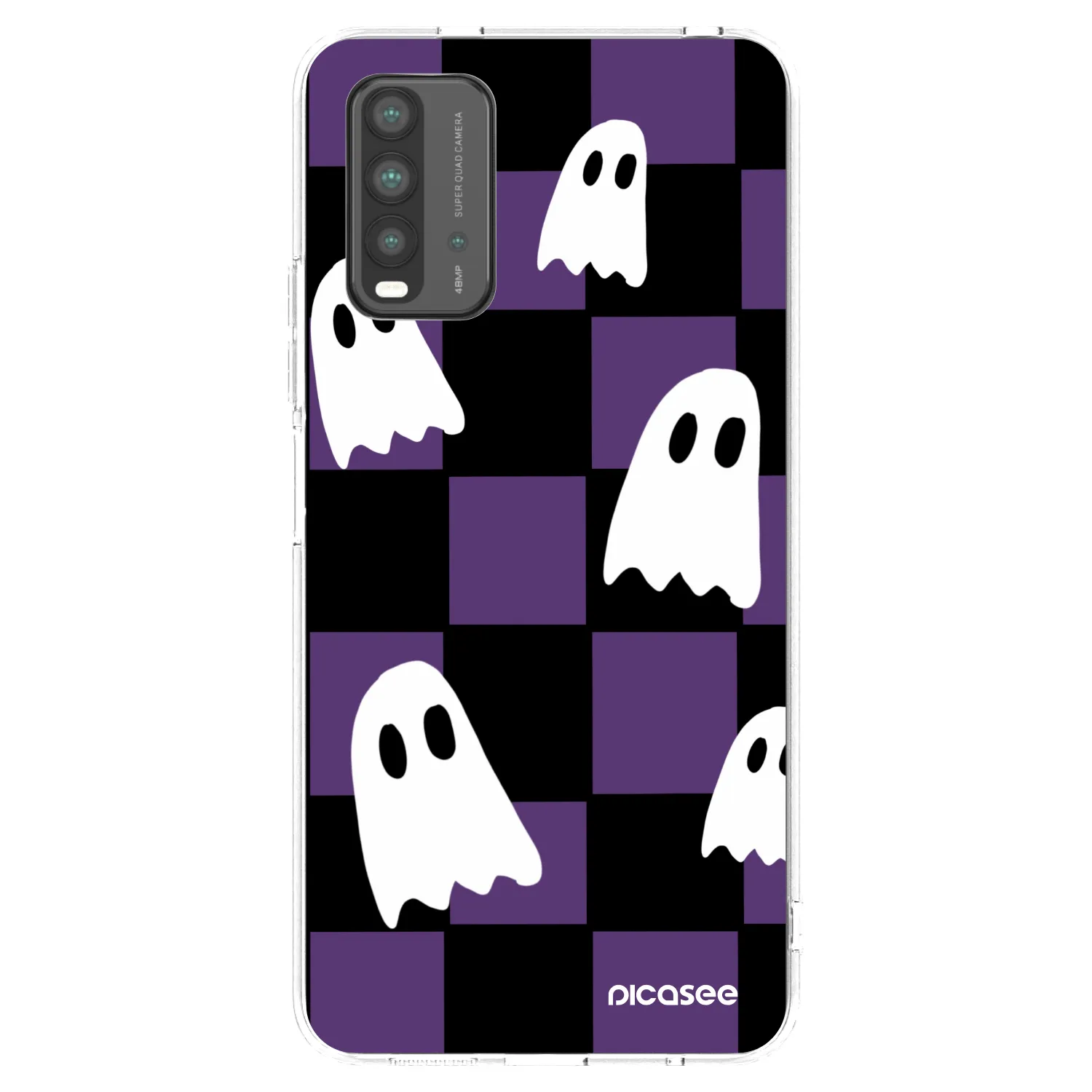 Picasee Xiaomi Redmi 9T Hülle - Schwarzes Silikon - Ghosts