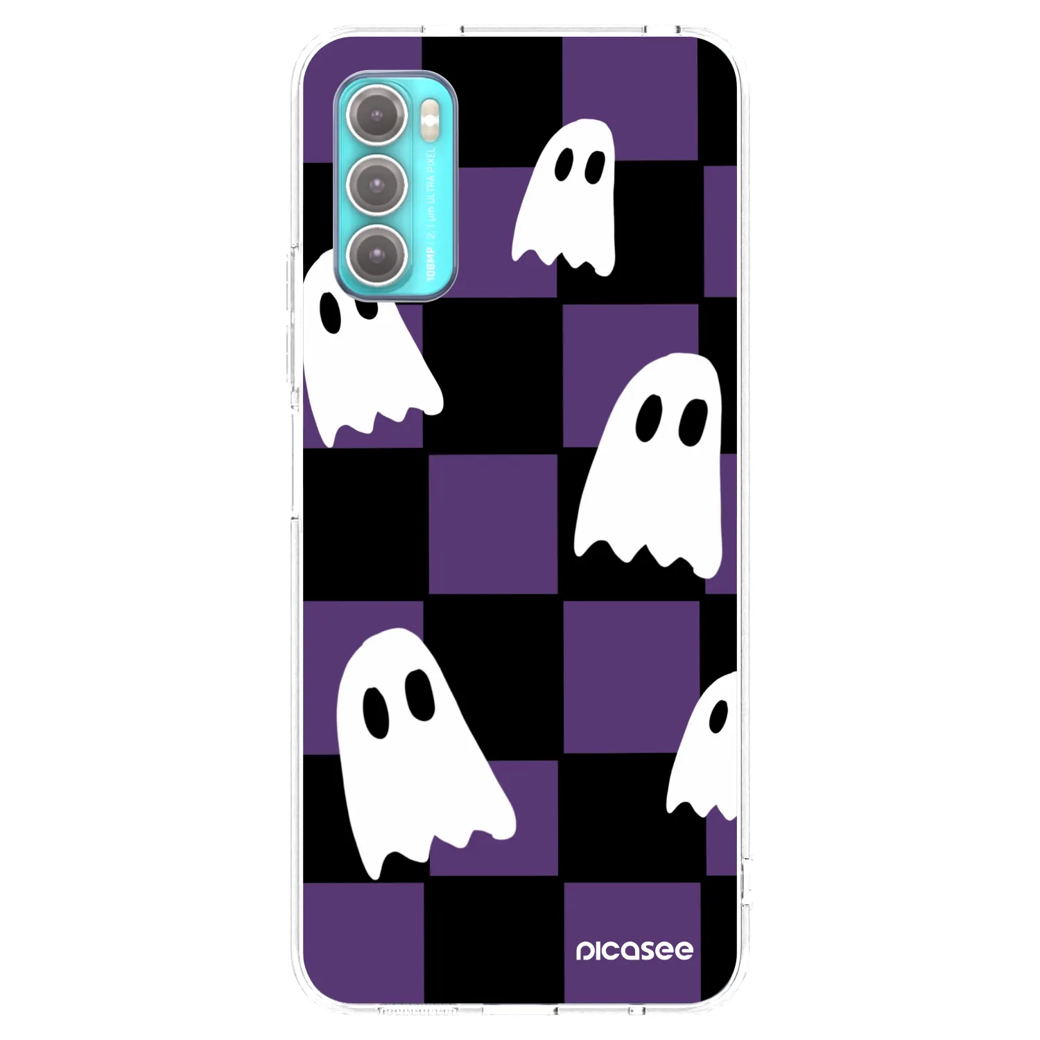 Picasee Motorola Moto G60 Hülle - Transparentes Silikon - Ghosts