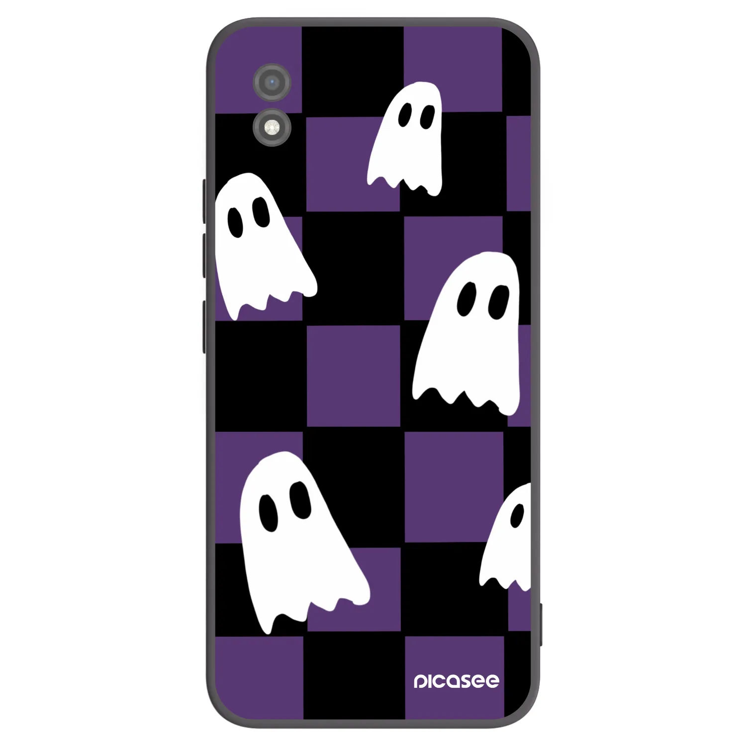 Picasee Realme C11 (2021) Hülle - Schwarzes Silikon - Ghosts