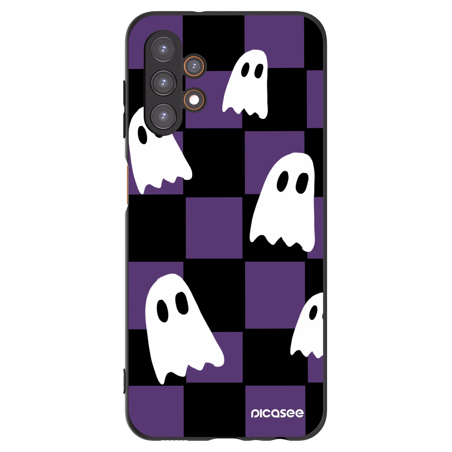 Picasee Samsung Galaxy A13 4G A135 Hülle - Schwarzes Silikon - Ghosts