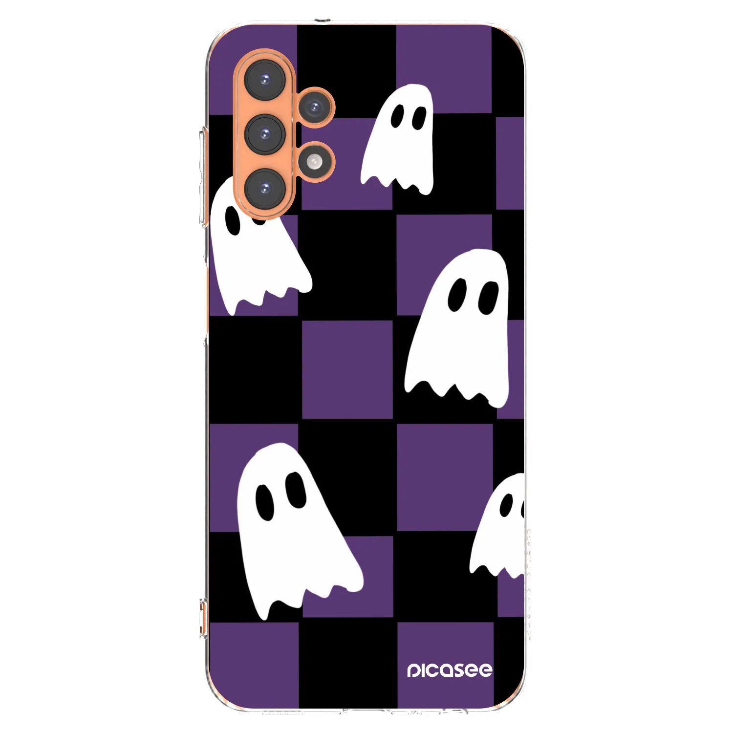 Picasee Samsung Galaxy A13 4G A135 Hülle - Transparentes Silikon - Ghosts