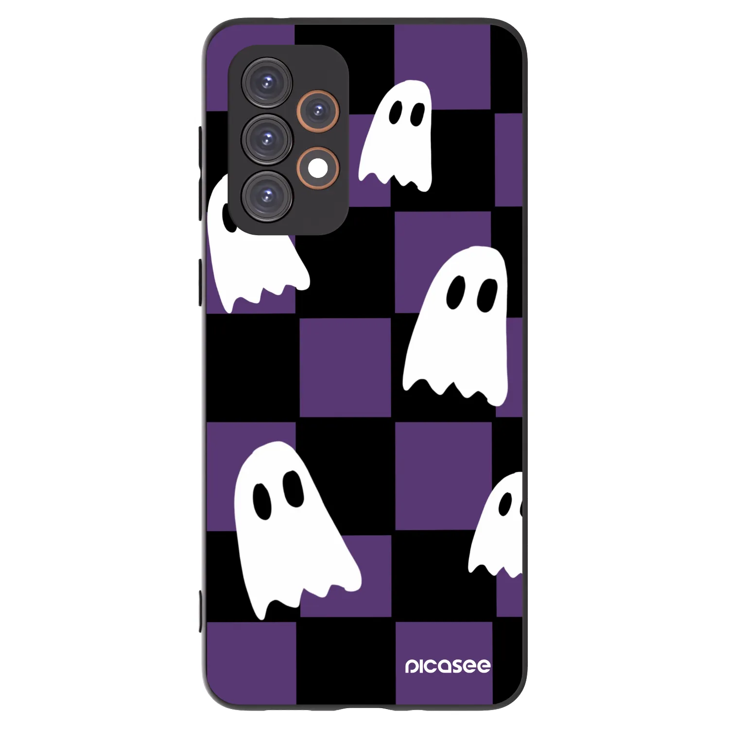Picasee Samsung Galaxy A33 5G A336 Hülle - Schwarzes Silikon - Ghosts