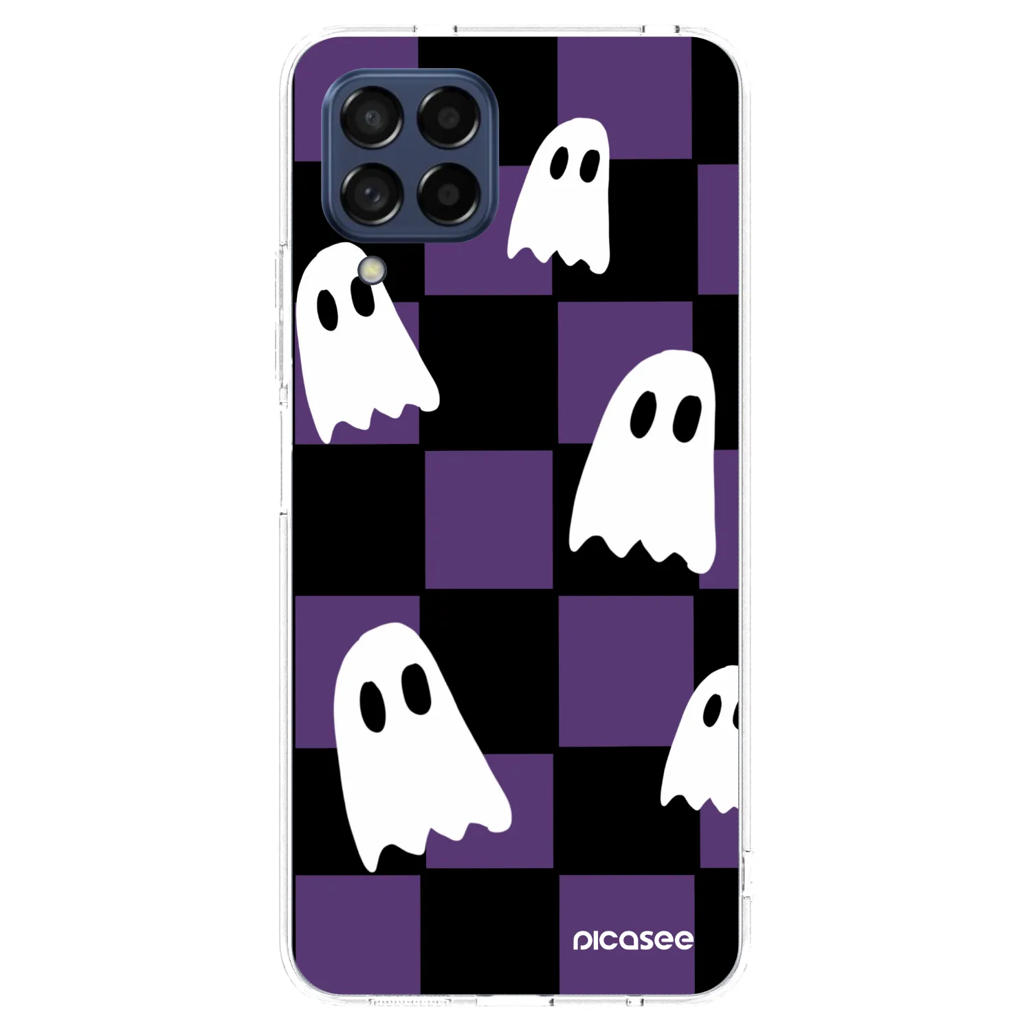 Picasee Samsung Galaxy M53 5G Hülle - Transparentes Silikon - Ghosts